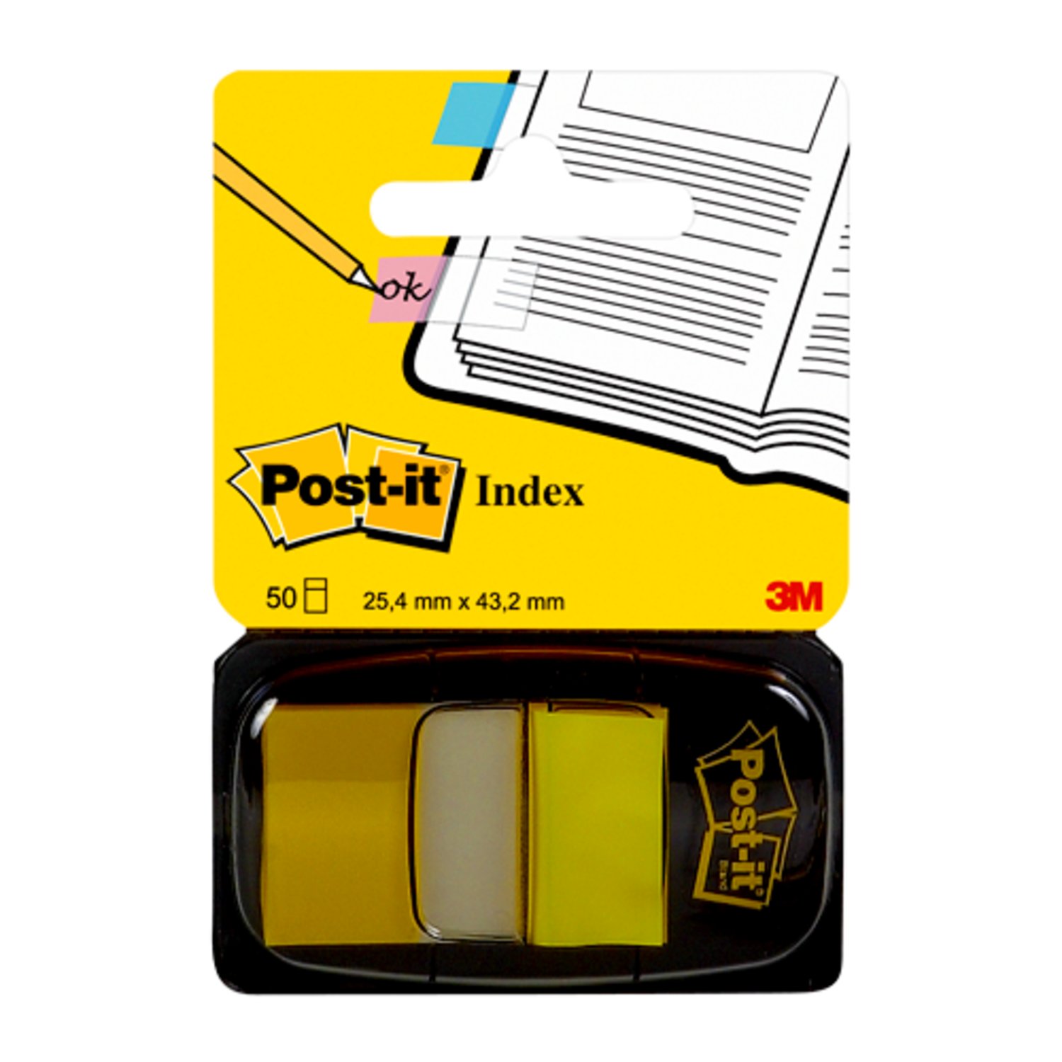 7000042522 - Post-it Flags 680-5 (36), 1 in x 1.7 in (25,4 mm x 43,2 mm) Canary
Yellow 50 flags/pd 36/cs