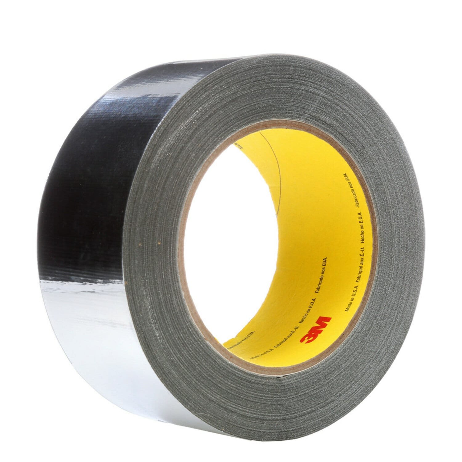 7100035736 - 3M High Temperature Aluminum Foil Glass Cloth Tape 363, Silver, 50 mm x
33 m, 7.3 mil, 4 rolls per case