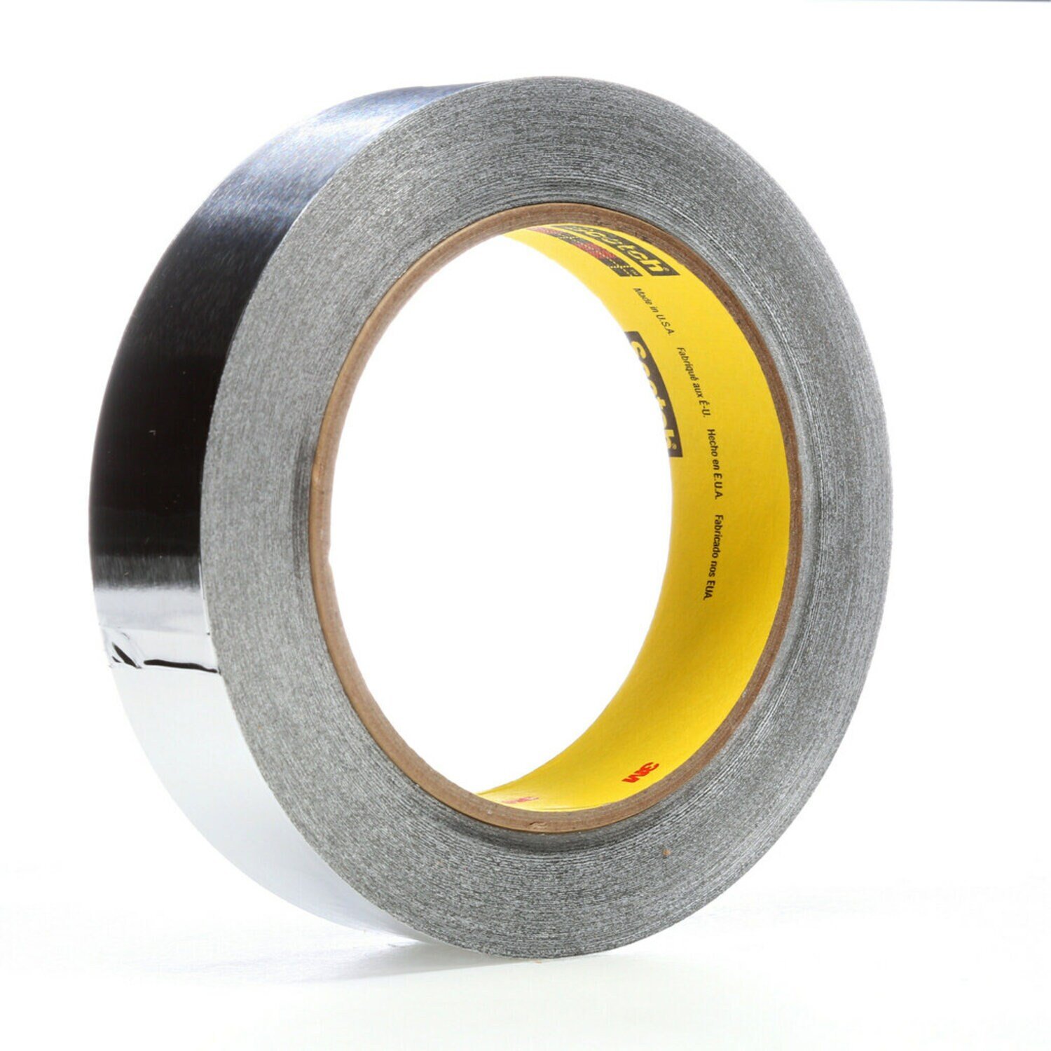7100228331 - 3M High Temperature Aluminum Foil Tape 433, Silver, 2 in x 60 yd, 3.6 mil, 5 Rolls/Case