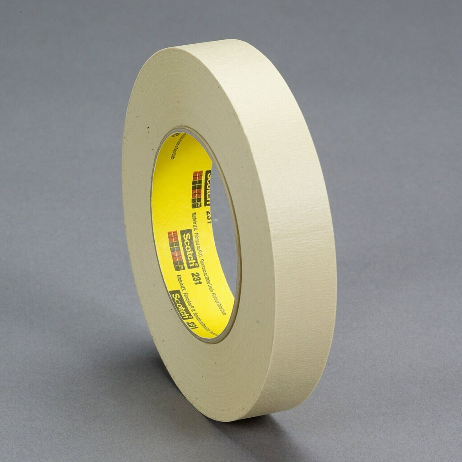 7010295786 - 3M Paint Masking Tape 231/231A, Tan, 3-1/4 in x 60 yd, 7.6 mil, 16 Roll/Case