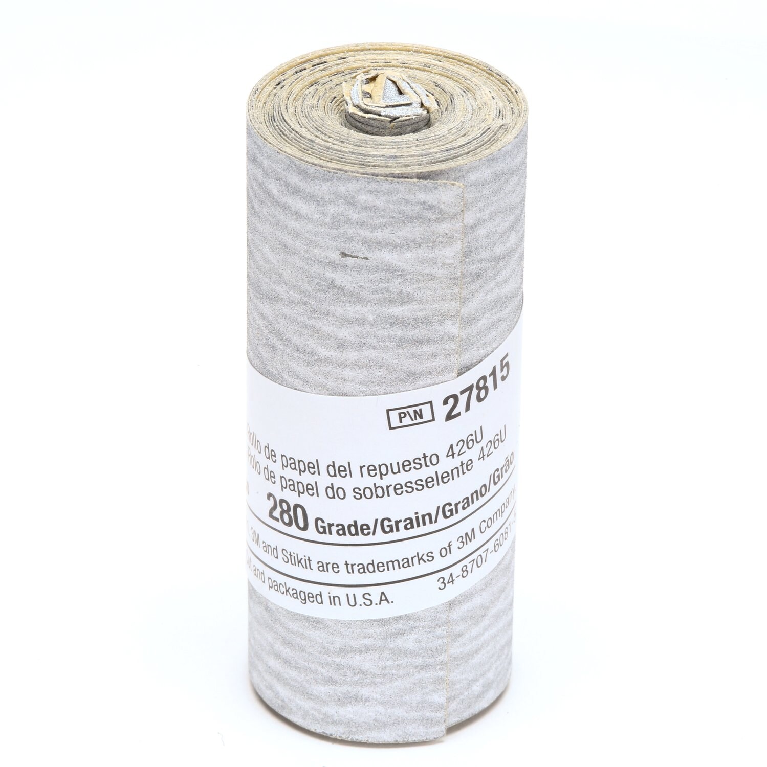 7010326458 - 3M Stikit Paper Refill Roll 426U, 280 A-weight, 2-1/2 in x 100 in,
10/Carton, 50 ea/Case