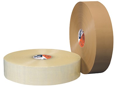 208575 - Heavy Duty Grade; 3.0 mil, 50 micron cast BOPP film, synthetic rubber/resin hot melt adhesive
