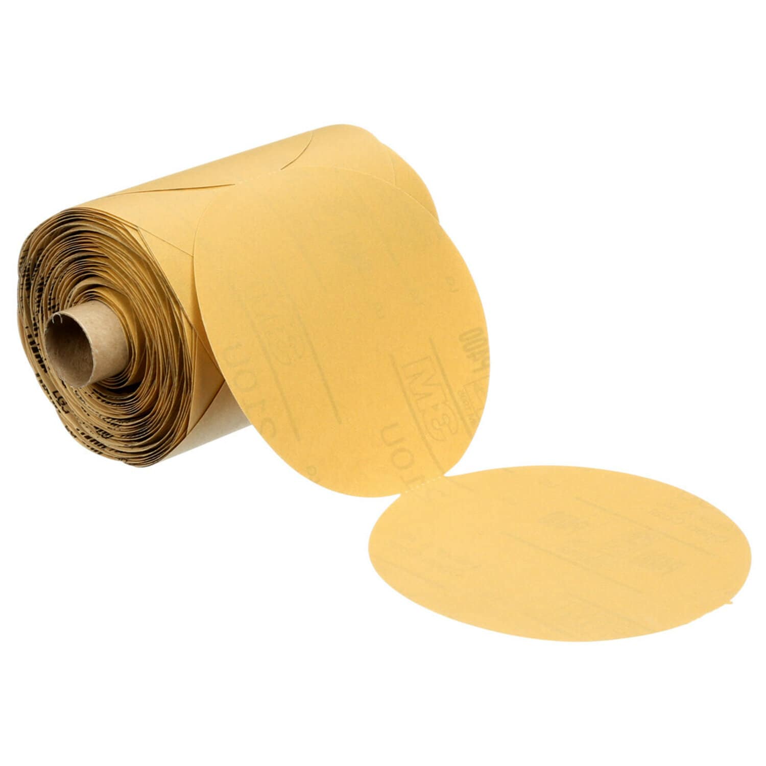 7000118115 - 3M Stikit Paper Disc Roll 210U, P320 A-weight, 5 in x NH, Linered, Die 500X, 250 Discs/Roll, 4 Rolls/Case