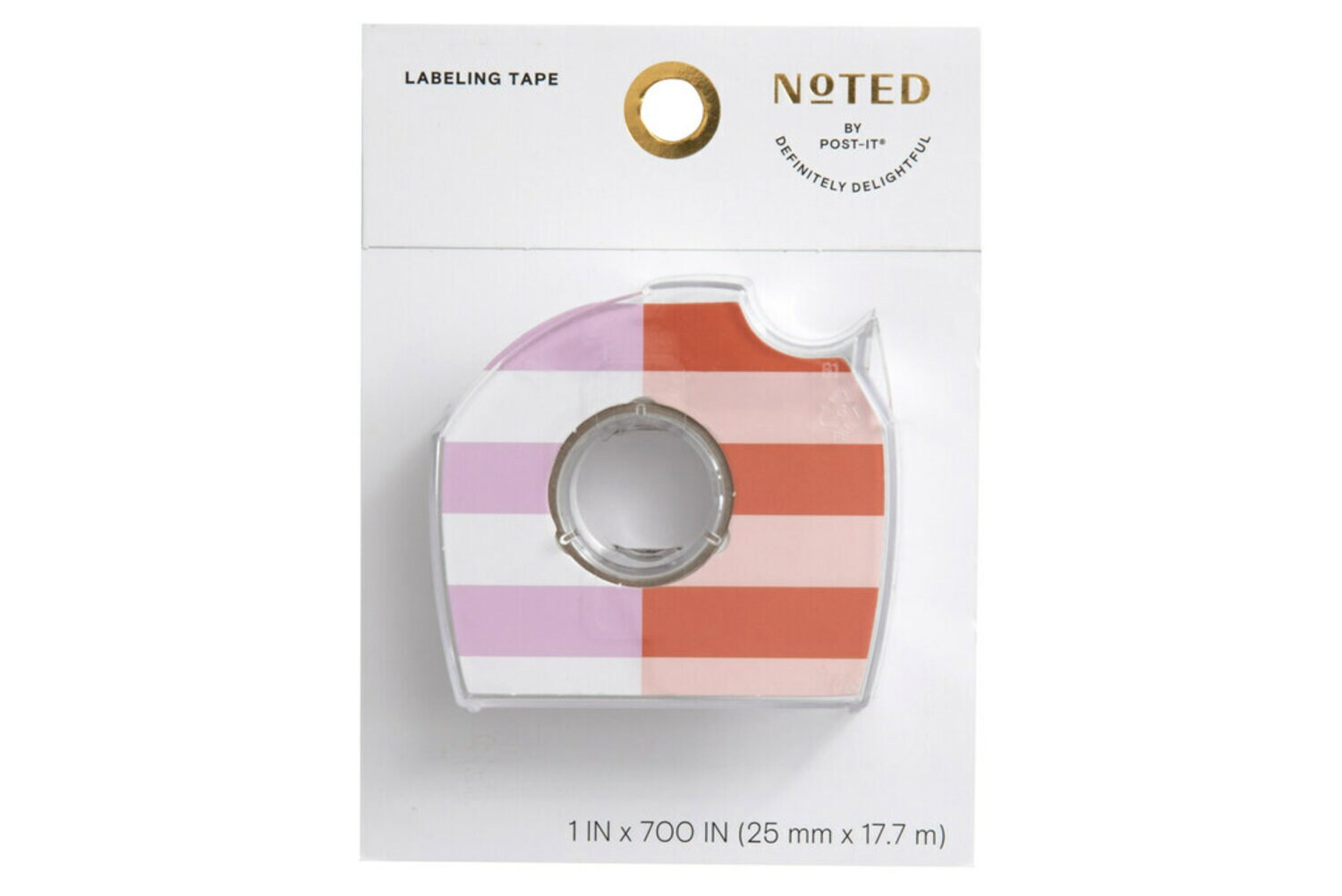 7100274120 - Post-it Labeling Tape NTD6-LTAPE2, 1 in x 700 in (25.4 mm x 17.7 m)