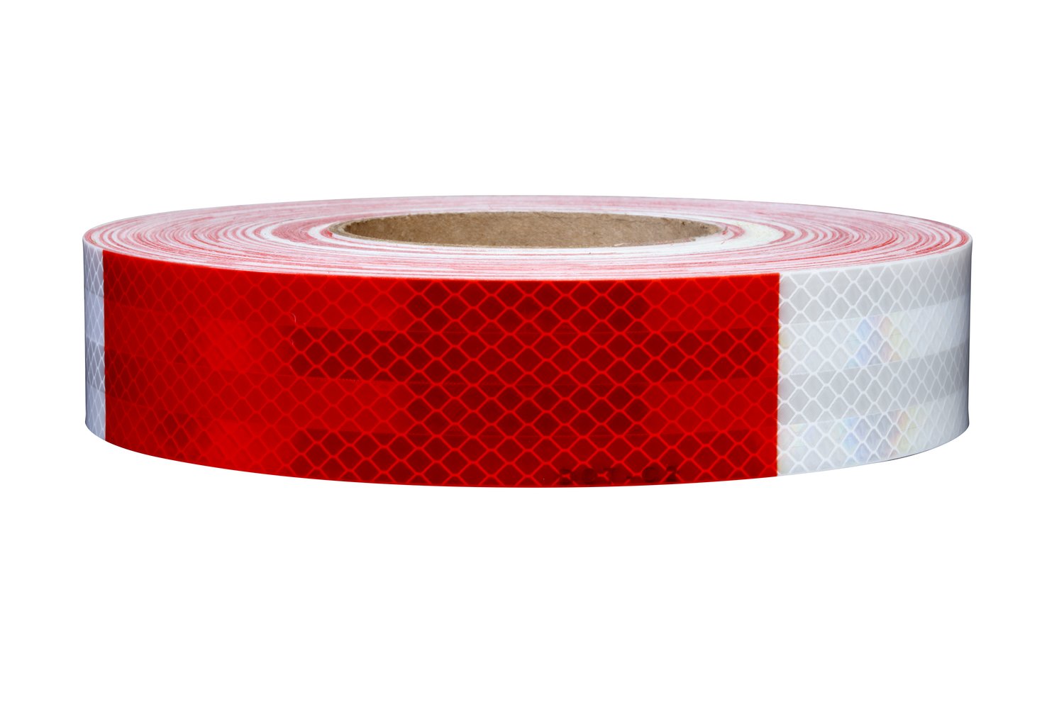7100139510 - 3M Diamond Grade Conspicuity Markings 983-326, Red/White, Adhesive
Coated, Linered, 1 ½ in x 150 ft