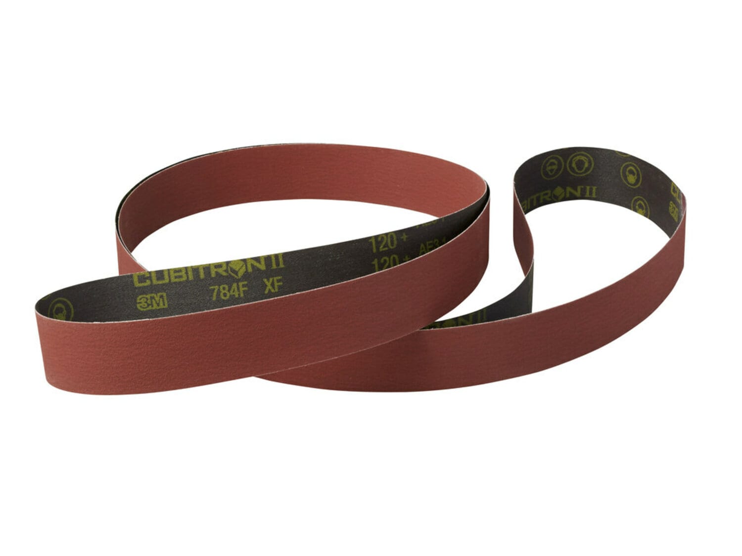 7100200911 - 3M Cubitron ll Cloth Belt 784F, 50+ YF-weight, 1 in x 23-5/16 in, Fabri-lok, Single-flex