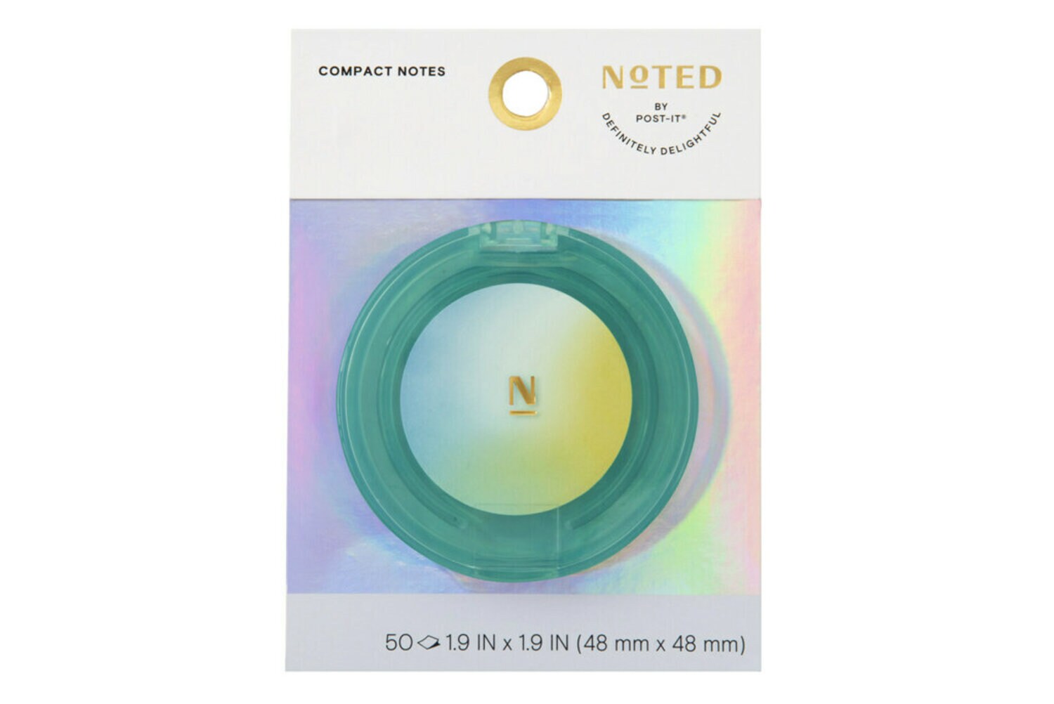 7100289141 - Post-it Compact Notes NTD7-C22-1, 1.9 in x 1.9 in (48 mm x 48 mm)
