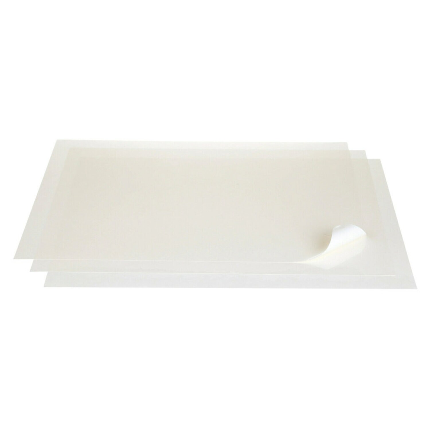 7000028885 - 3M Sheet and Screen Label Material 7950, Clear Polyester, 508 mm x 686 mm, 100 Sheet/Case