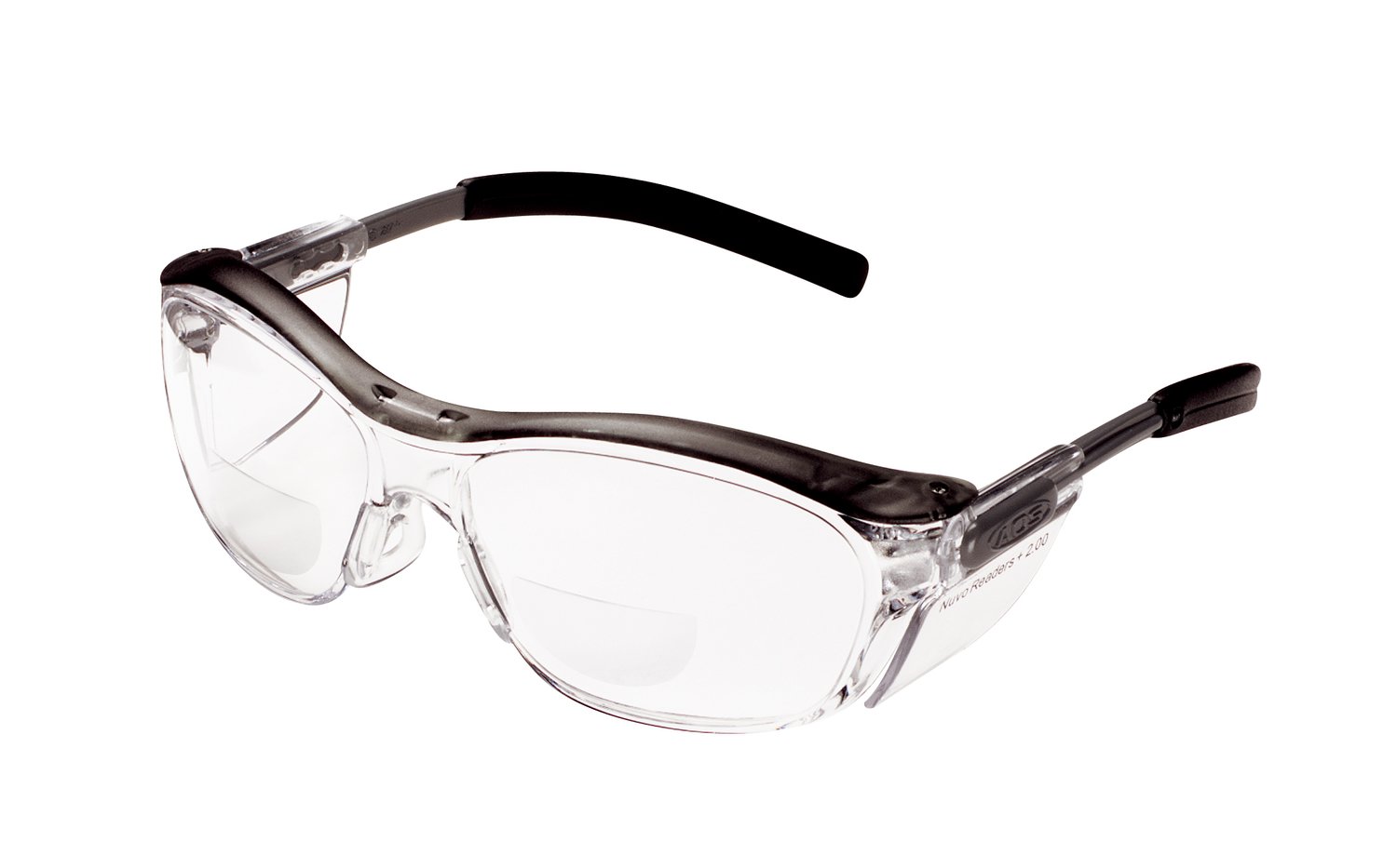 7000052798 - 3M Nuvo Protective Eyewear 11435-00000-20 Clear Lens, Grey Frame, +2.0
Diopter 20 ea/Case