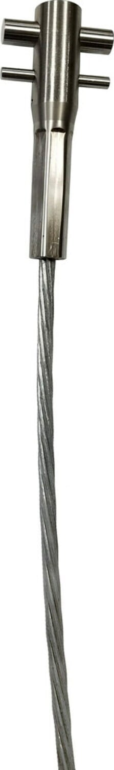 7100184416 - 3M DBI-SALA Lad-Saf Swaged Cable 6105045, 3/8 Inch, 1x7, Stainless
Steel, 45 FT