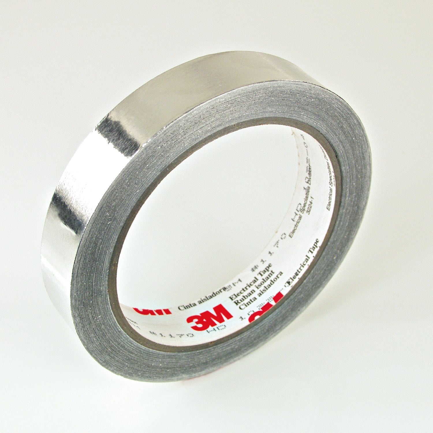 7100033111 - 3M EMI Aluminum Foil Shielding Tape 1170, 25 mm x 16.5 m, 3 in Paper
Core, 9 Rolls/Case
