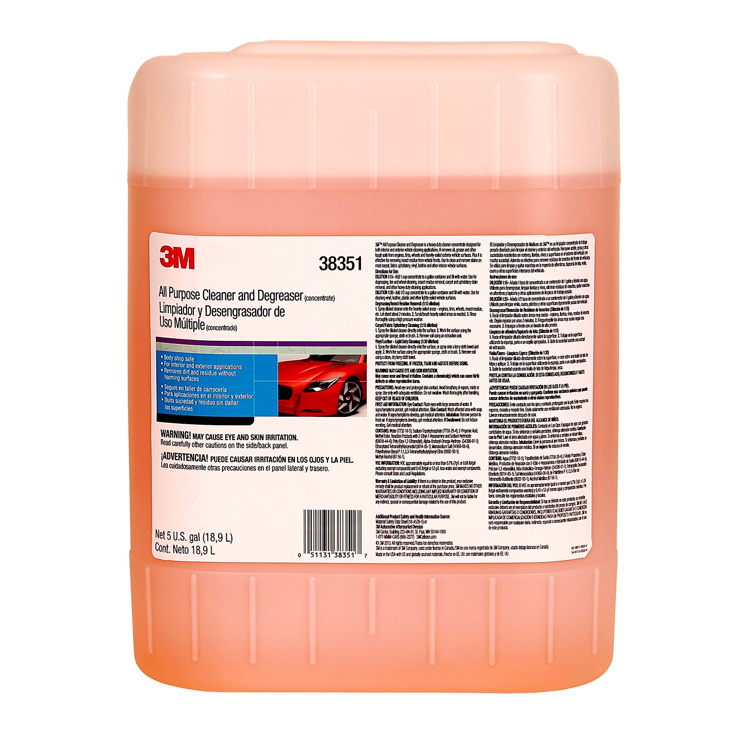 7000045774 - 3M All Purpose Cleaner and Degreaser, 38351, 5 gal, 1 per case