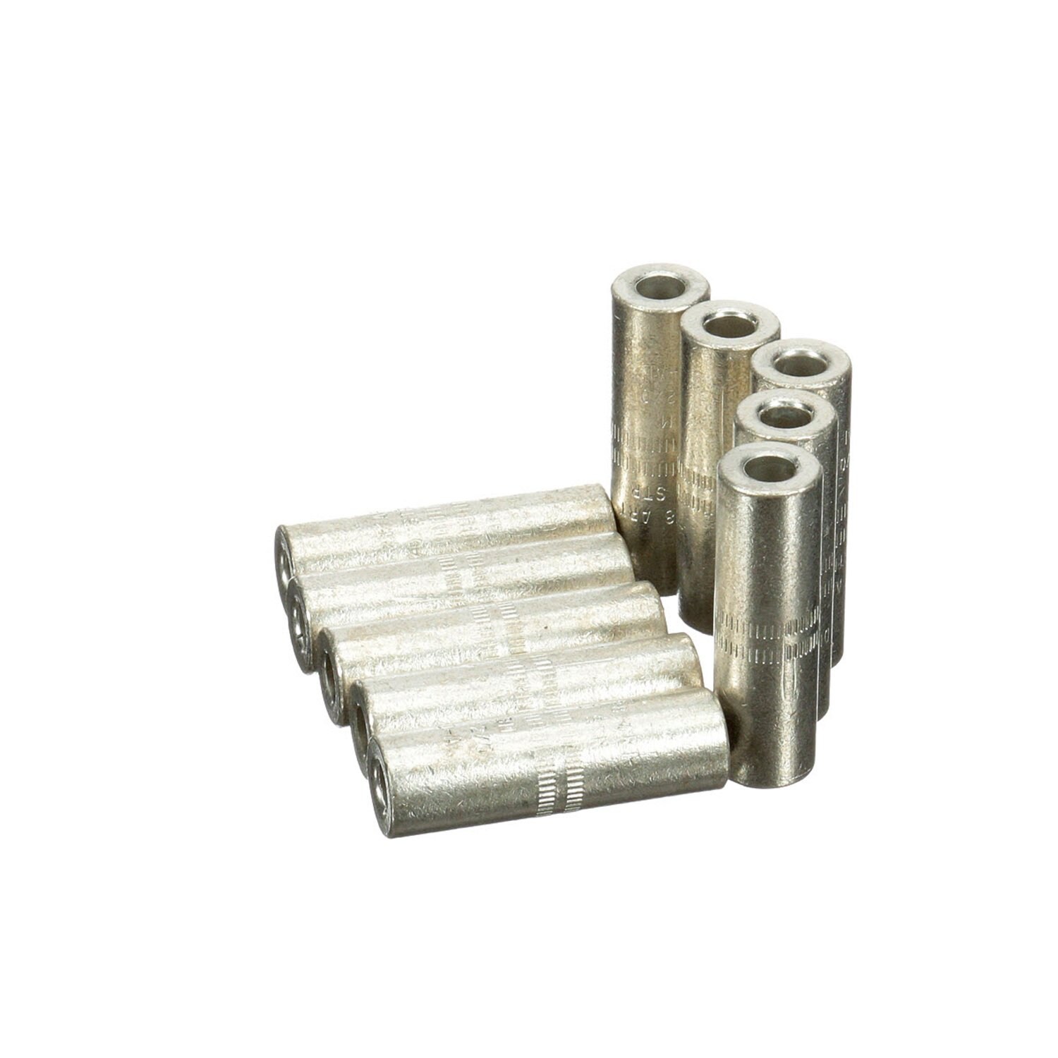 7000132220 - 3M Aluminum Connector CI-22, up to 35 kV, 4 AWG, 2 AWG Solid, Connector
O.D. 0.640 in (16,2 mm), 10/Case