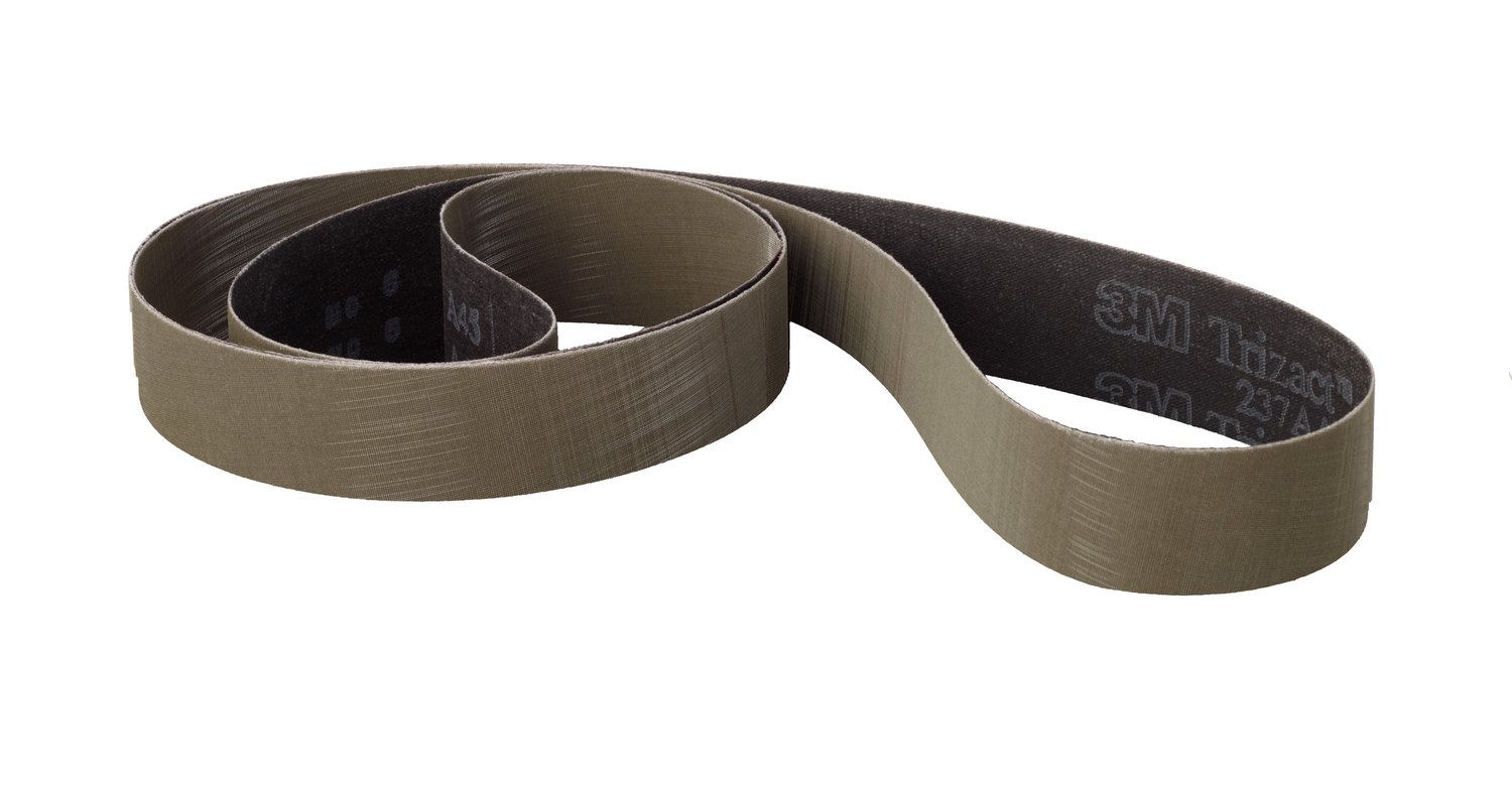 7000118654 - 3M Trizact Cloth Belt 237AA, A30 X-weight, 2 in x 132 in, Film-lok,
Full-flex, 50 ea/Case