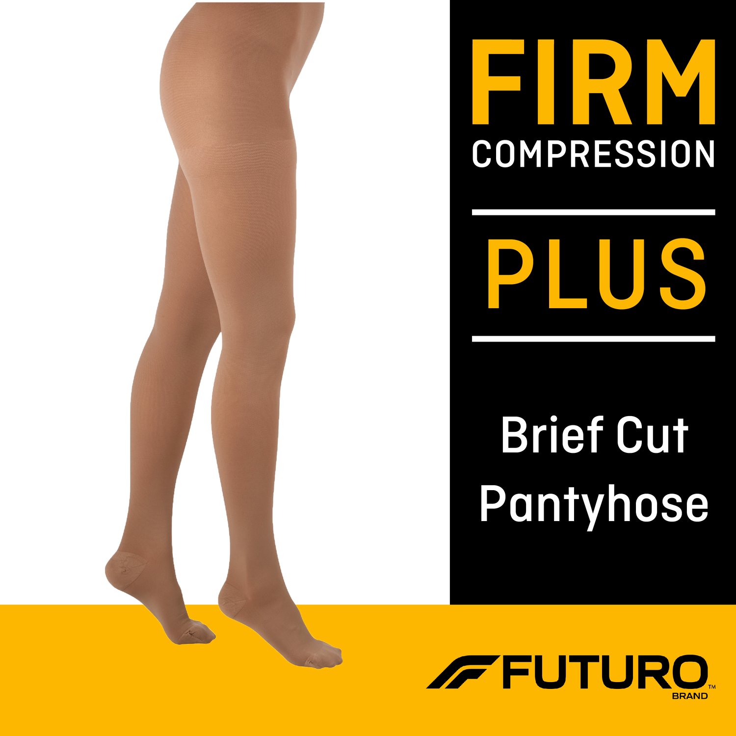 7100155701 - FUTURO Firm Pantyhose, 71031EN, Plus, Nude