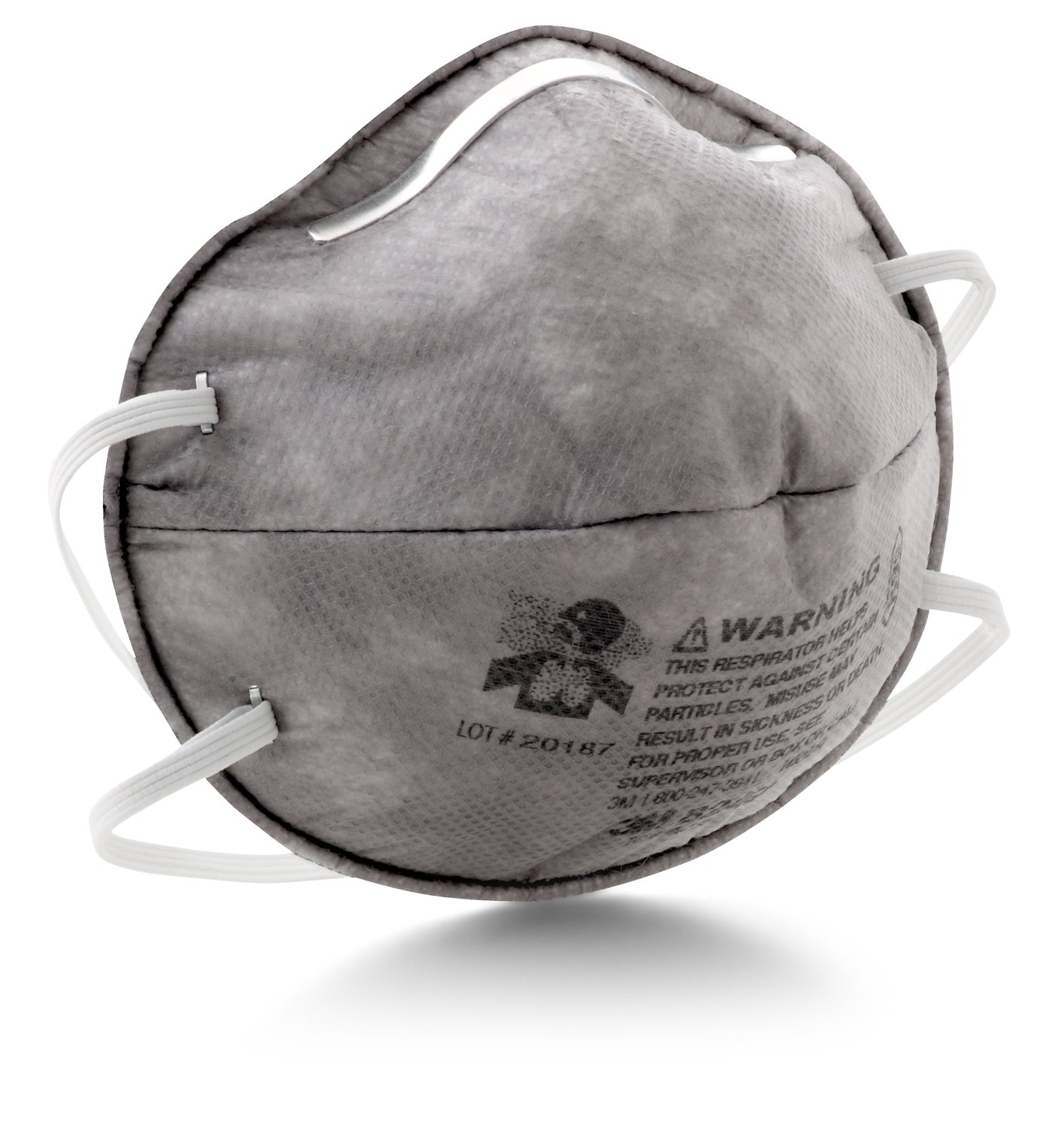 7000002060 - 3M Particulate Respirator 8247, R95, with Nuisance Level Organic Vapor Relief, 120 EA/Case