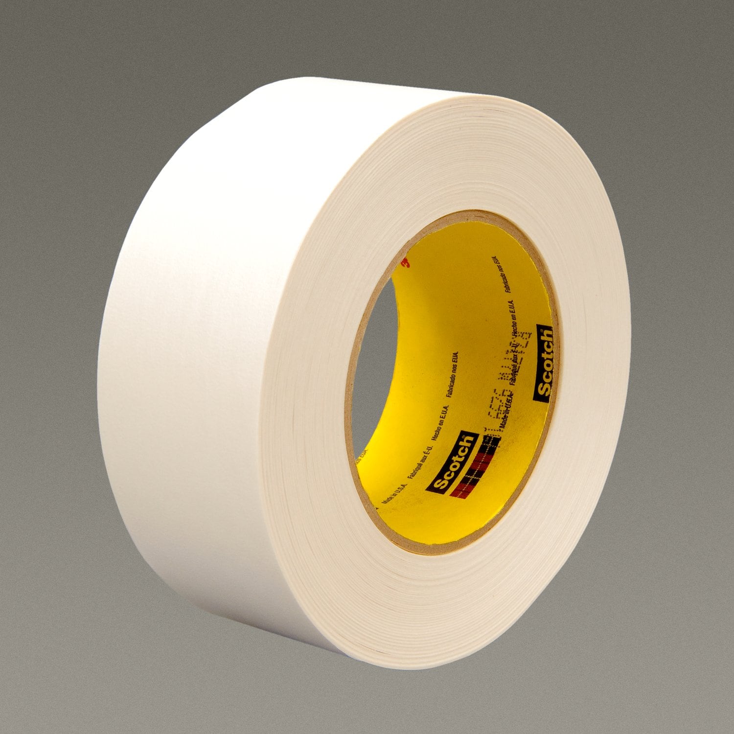 7100028047 - 3M Repulpable Strong Single Coated Tape R3187, White, 18 mm x 55 m, 7.5
mil, 48 rolls per case