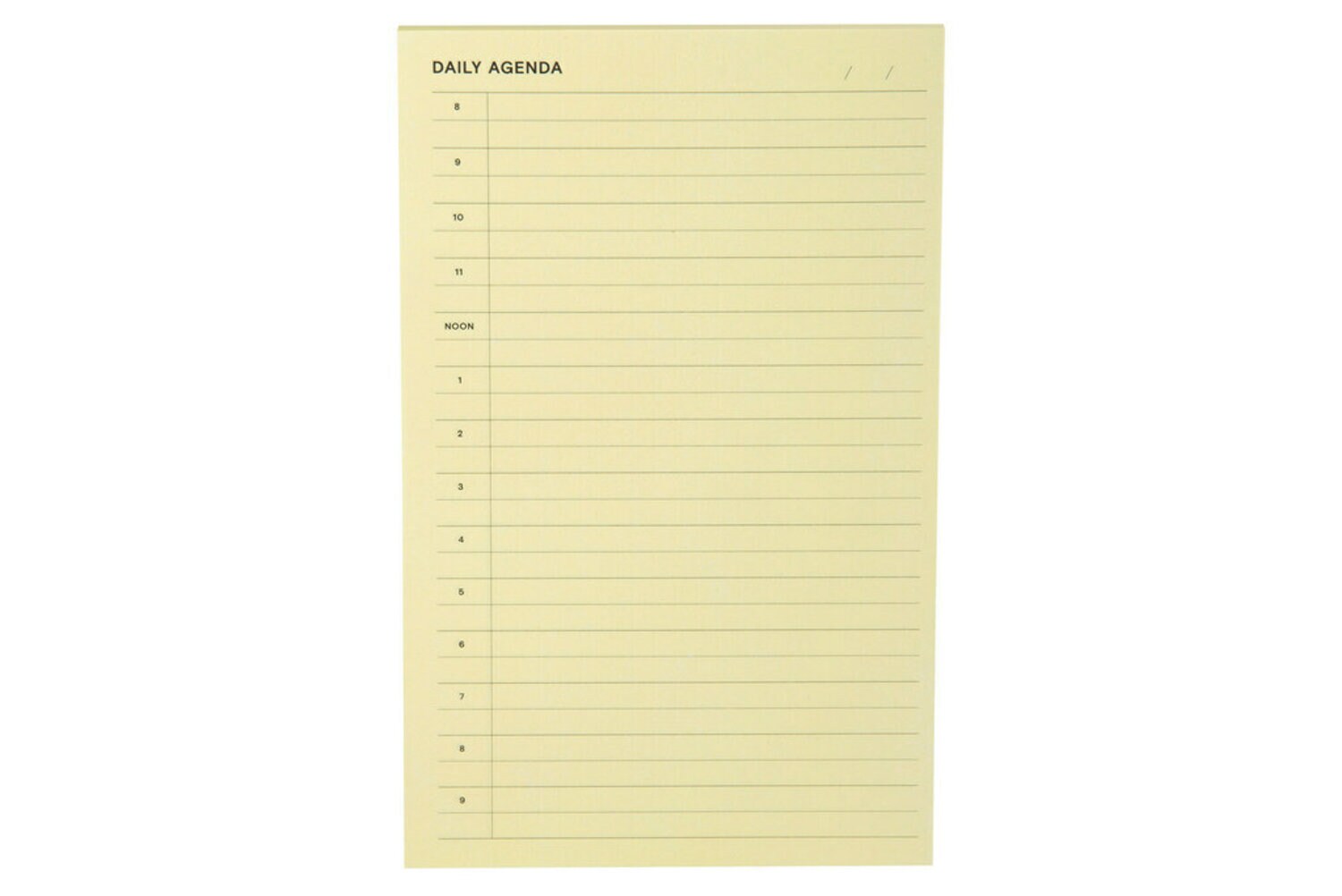 7100233955 - Post-it Printed Notes NTD-58-YLW, 4.9 in x 7.7 in (124 mm x 195 mm)