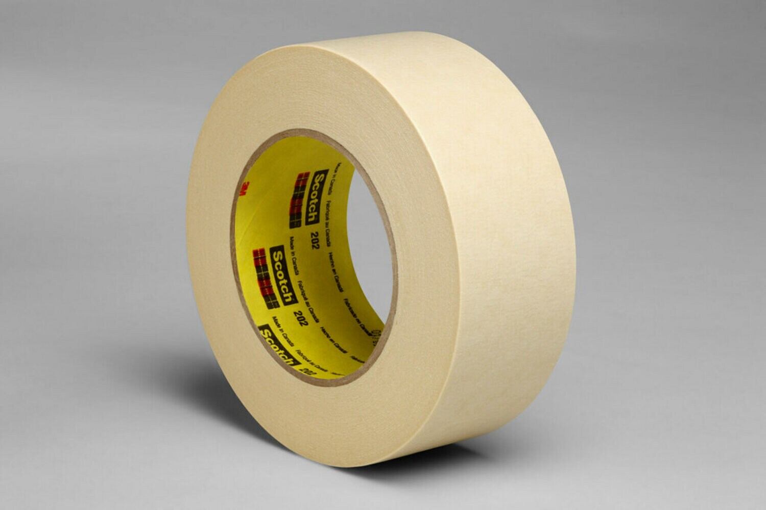 7000048960 - 3M Crepe Masking Tape 202, Tan, 48 mm x 55 m, 6.3 mil, 24 Roll/Case