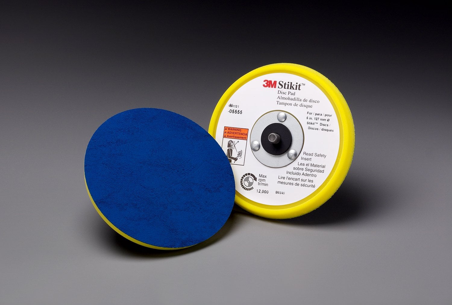7010361145 - 3M Stikit Low Profile Disc Pad, 28817, Extra Firm, 5 in x 3/8 in x 5/16 in, 24 external, 10 ea/Case