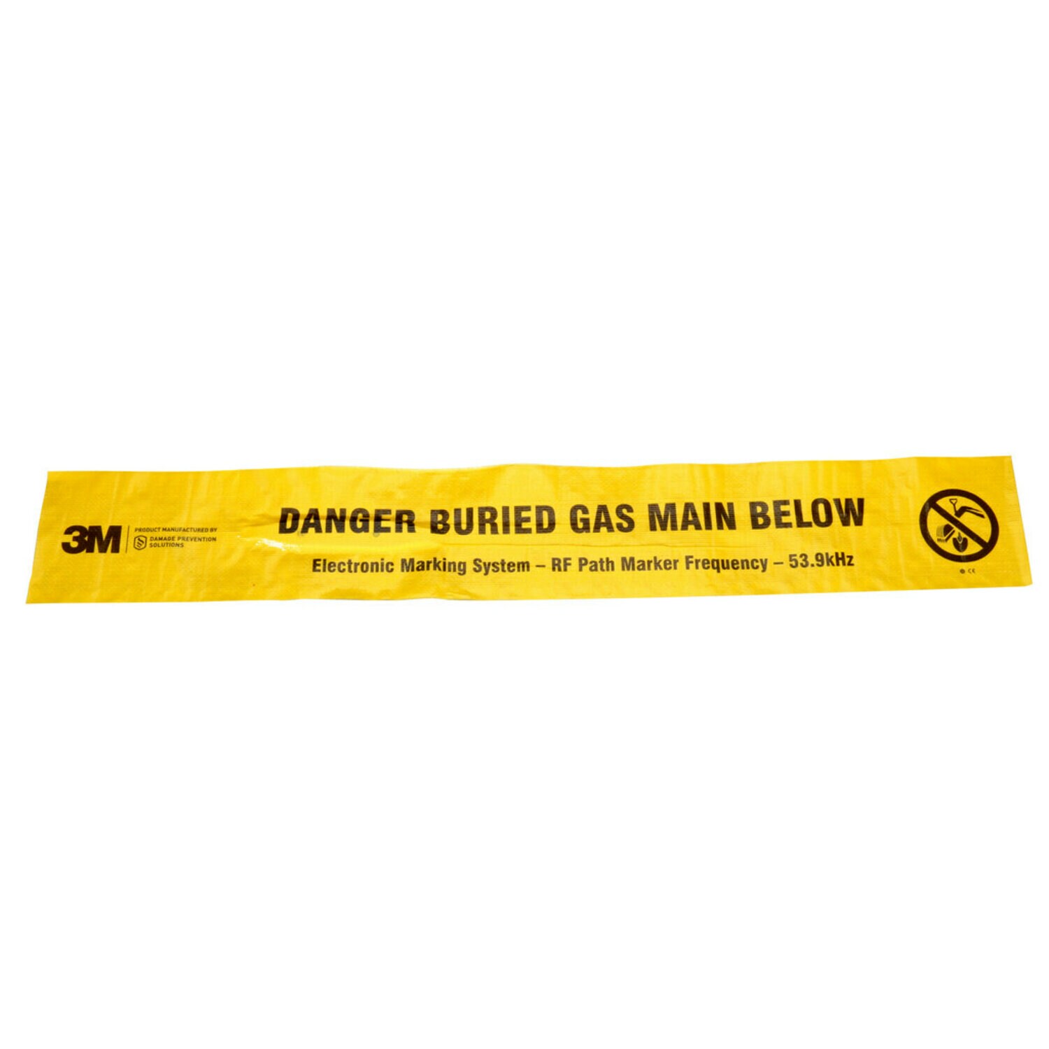 7100254635 - 3M Electronic Marking System (EMS) Caution Tape 7905, Yellow, 6 in, Gas, 500 ft, 1 Roll/Case