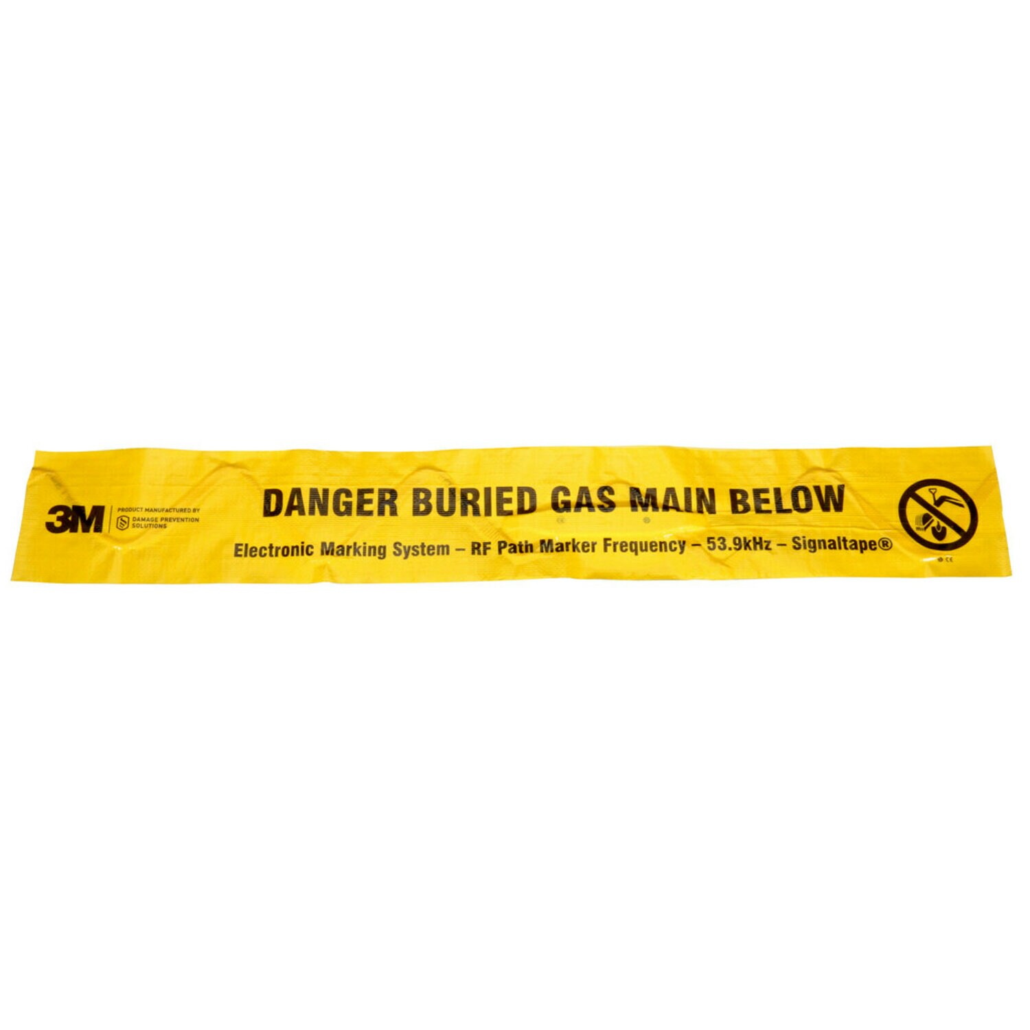 7100254502 - 3M Electronic Marking System (EMS) Warning Tape 7905-XT, Yellow, 4 in, Gas, 500 ft, 1 Roll/Case