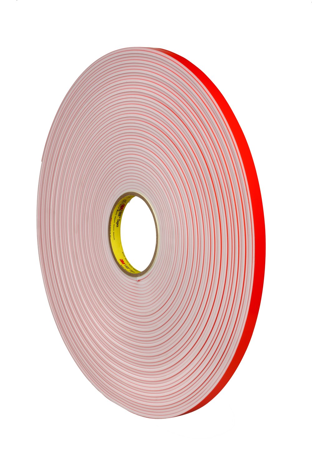 7010302242 - 3M VHB Tape 4959F, White, 24 in x 18 yd, 120 mil, Film Liner, 1 Roll/Case