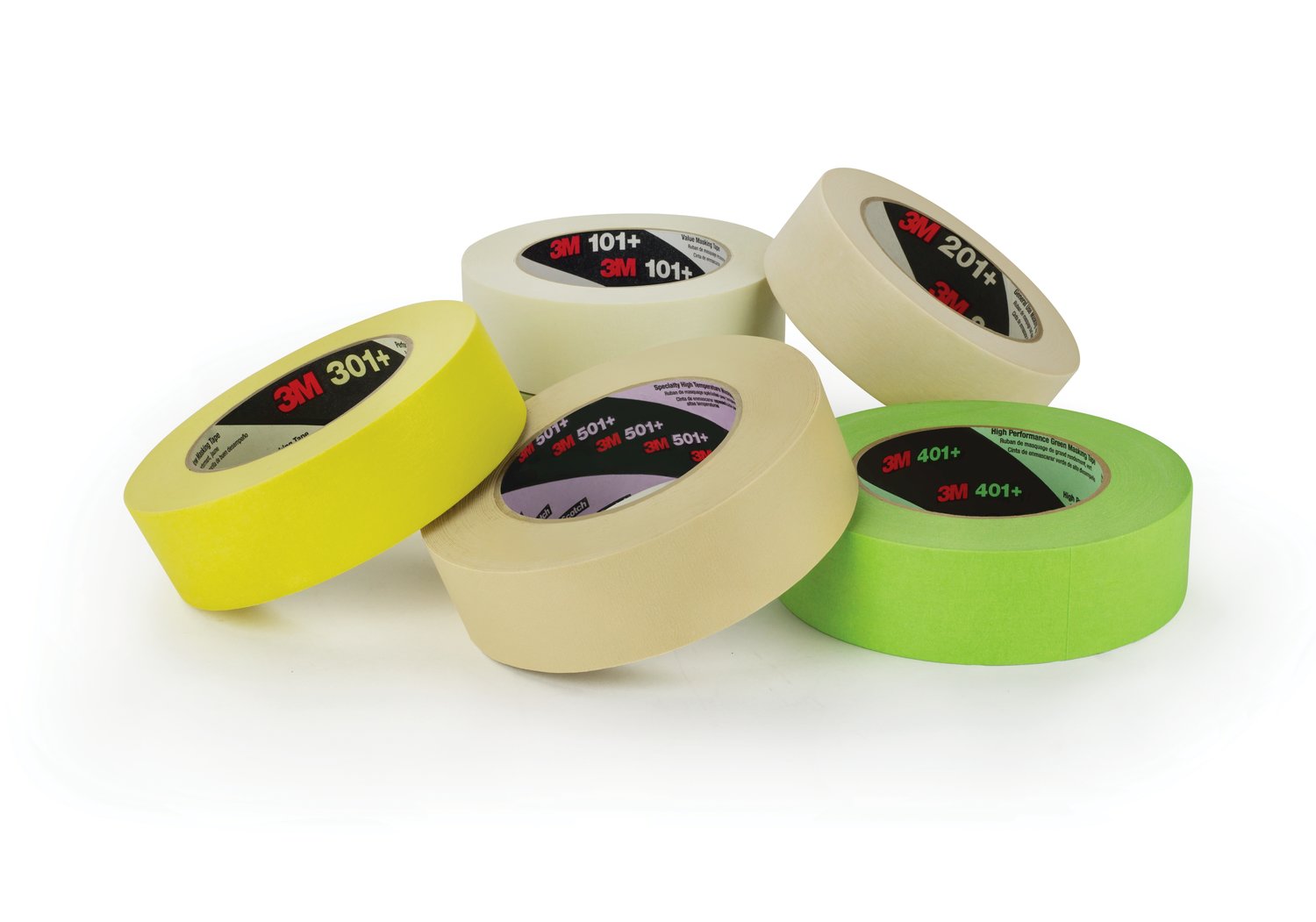 7010376106 - 3M Specialty High Temperature Masking Tape 501+, Tan, 6 in x 60 yd, 7.3 mil, 8 Rolls/Case, Restricted
