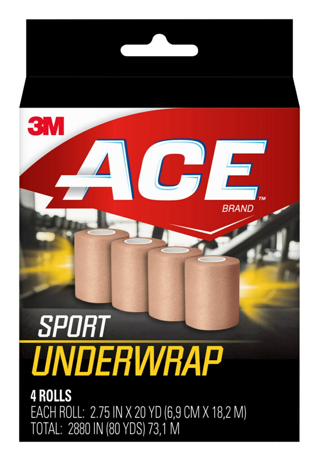 7100231653 - ACE Sports Underwrap 909023, 4 Pack, Tan