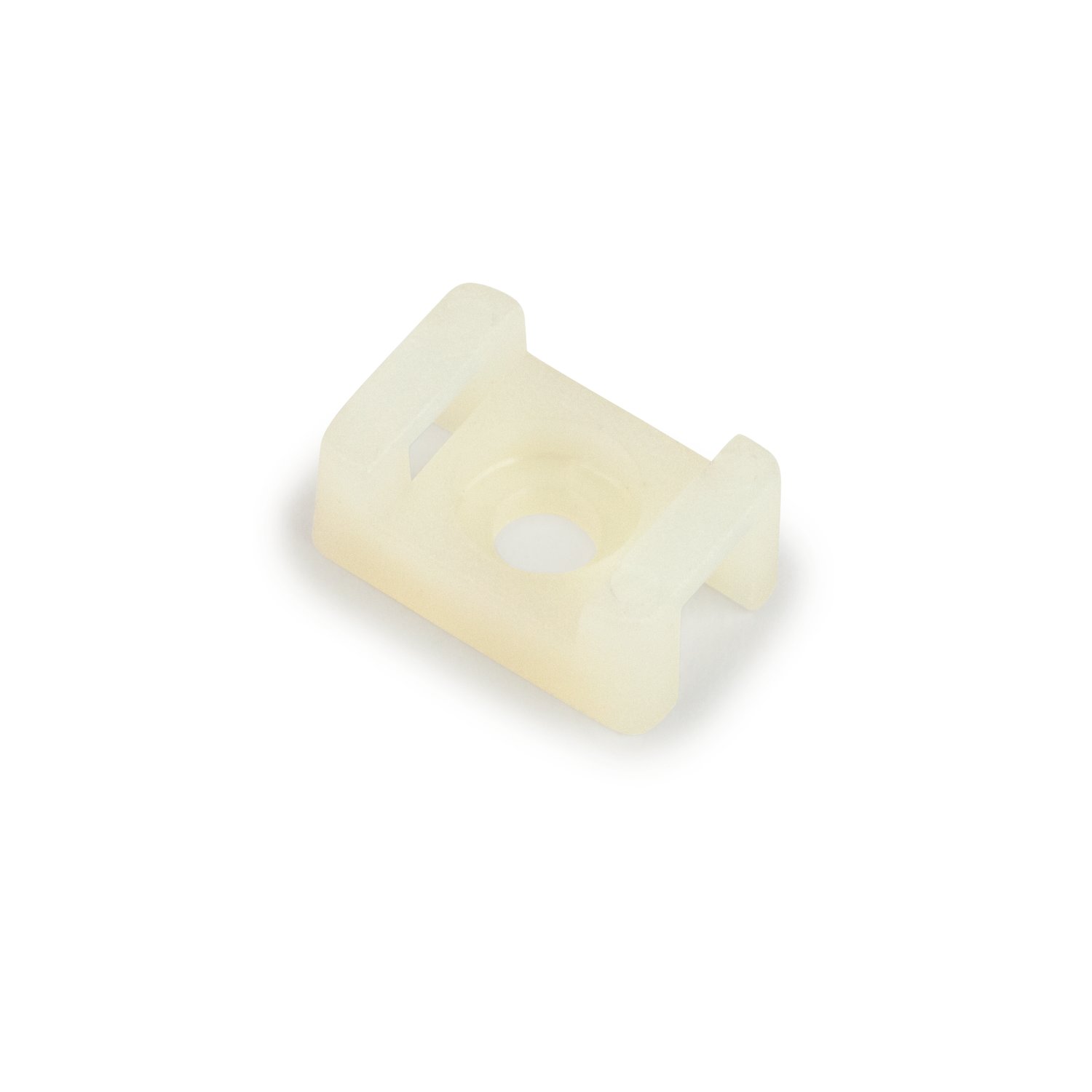 7000132458 - 3M Cable Tie Base 06299, Screw Mount, Natural/Nylon, 0.87 in x 0.62 in, 100 per bag, 500/Case