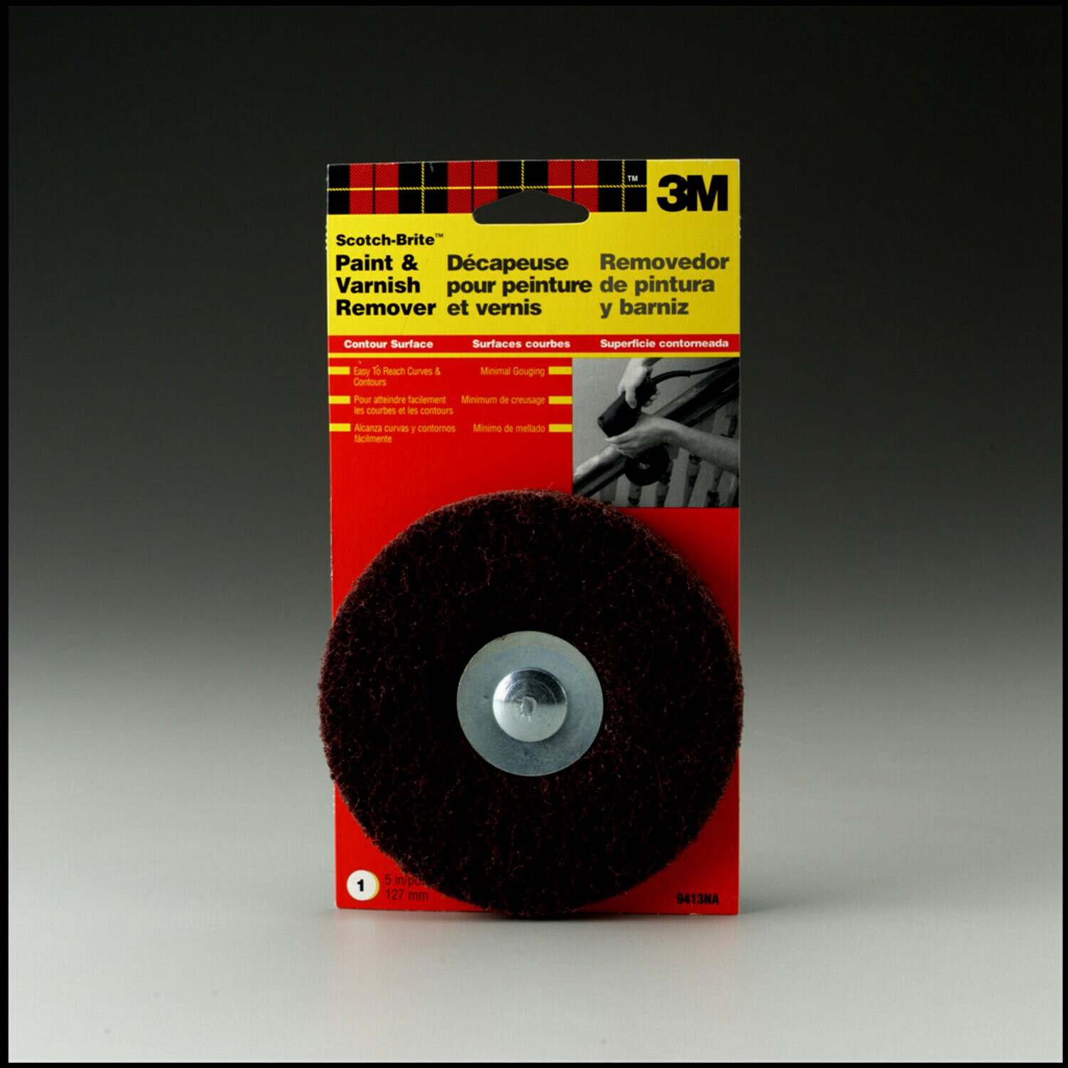 7000052165 - 3M Scotch-Brite Medium Finishing Sander 9415NA