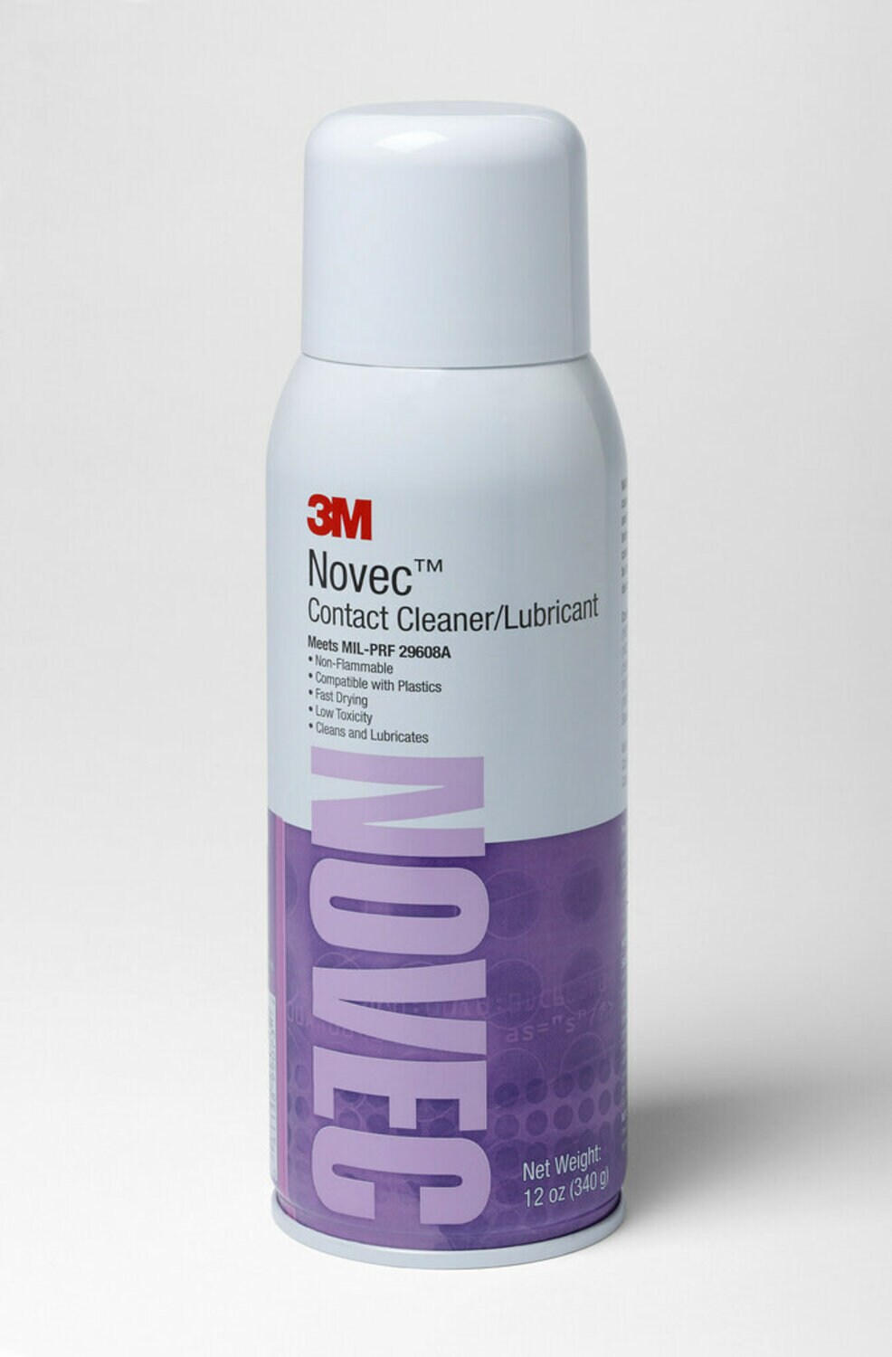 7100067834 - 3M Novec Contact Cleaner/Lubricant, 340 g (12 oz), 6 Canisters/Case