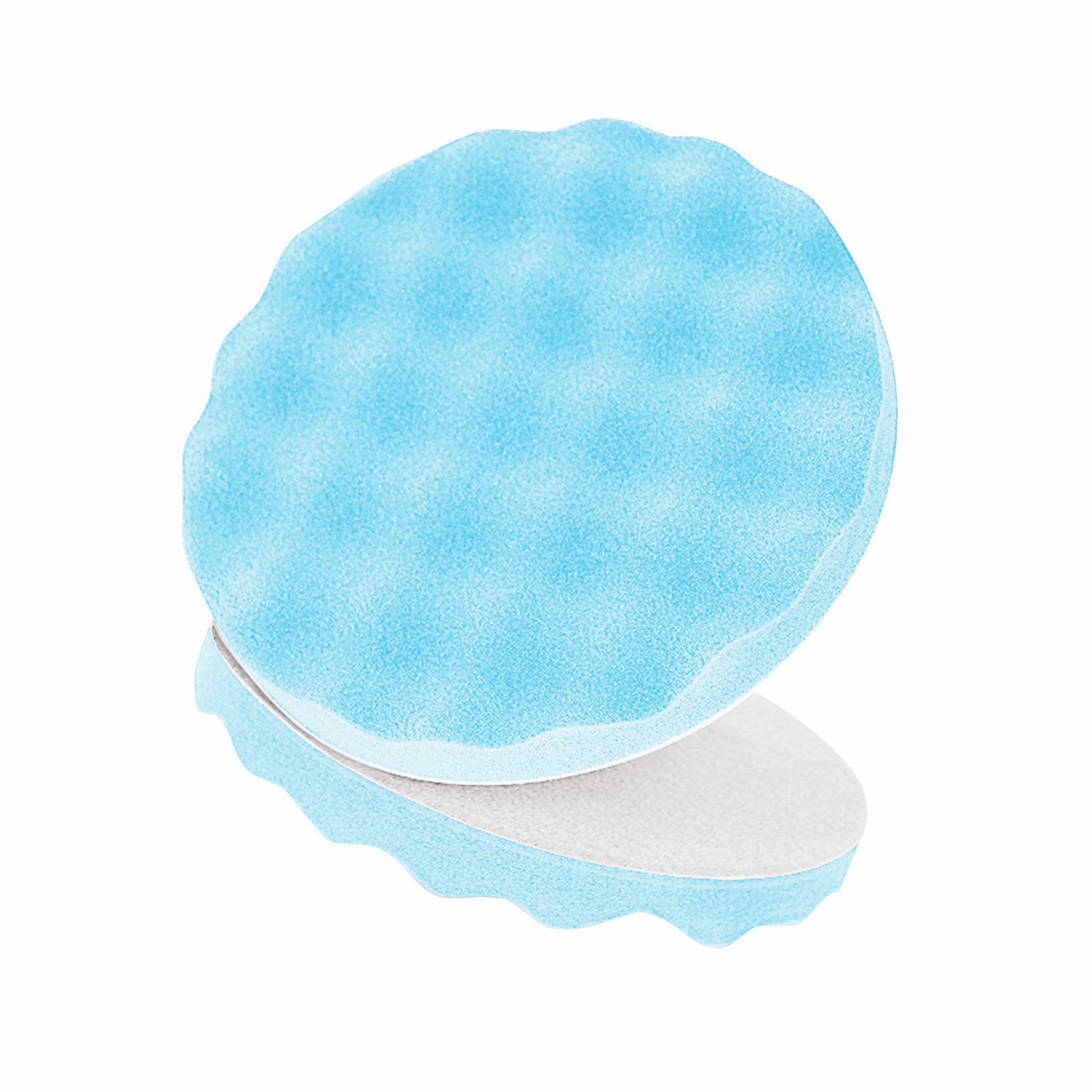 7000028256 - 3M Foam Ultrafine foam Polishing Pad, 05751, Single Sided, Flat Back, 8 in (203.2 mm), 2 pads per bag, 12 bags per case