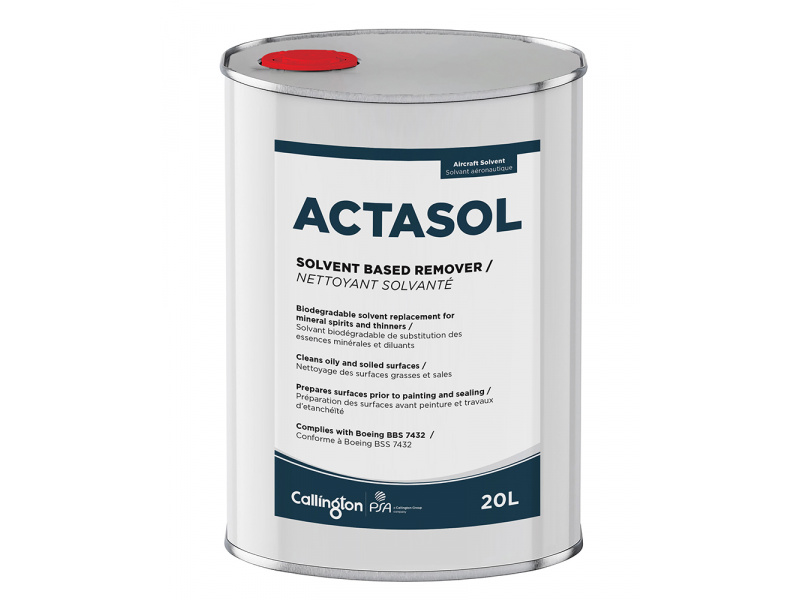5350/30 - CALLINGTON ACTASOL - AERONAUTICAL SOLVENT SURFACE CLEANER - 1LT EA