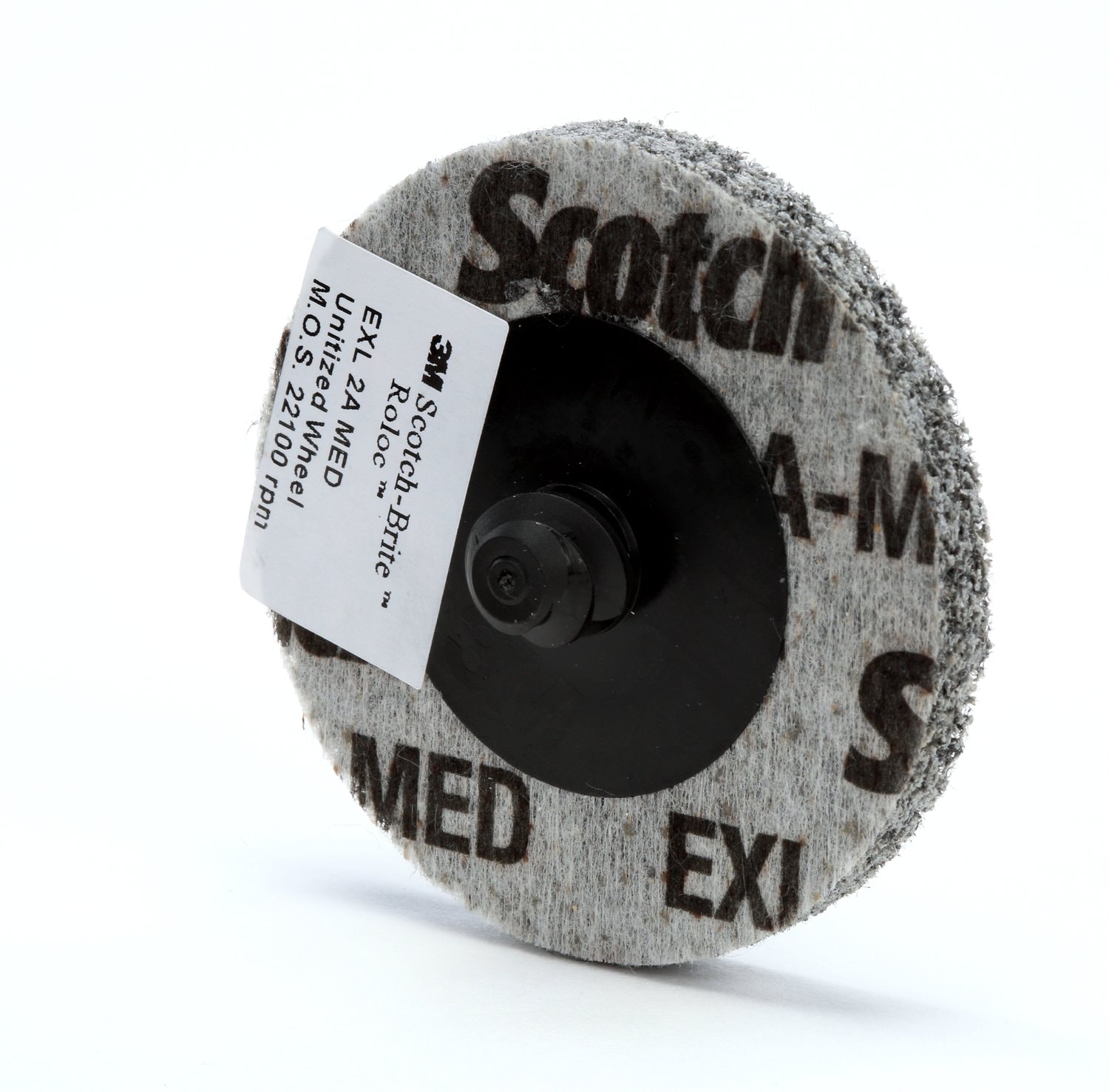 7010366631 - Scotch-Brite Roloc EXL Unitized Wheel, XL-UR, 2A Medium, TR, 2 in, SPR 21835A, 60 ea/Case
