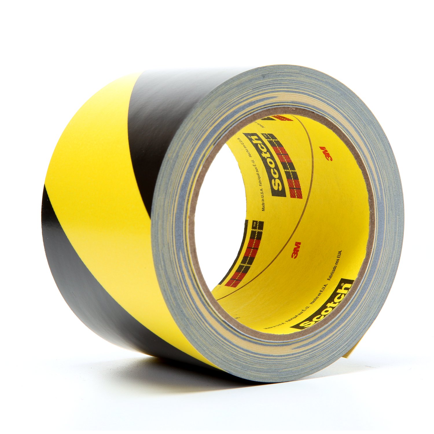 7000048386 - 3M Safety Stripe Vinyl Tape 5702, Black/Yellow, 3 in x 36 yd, 5.4 mil, 12 Roll/Case