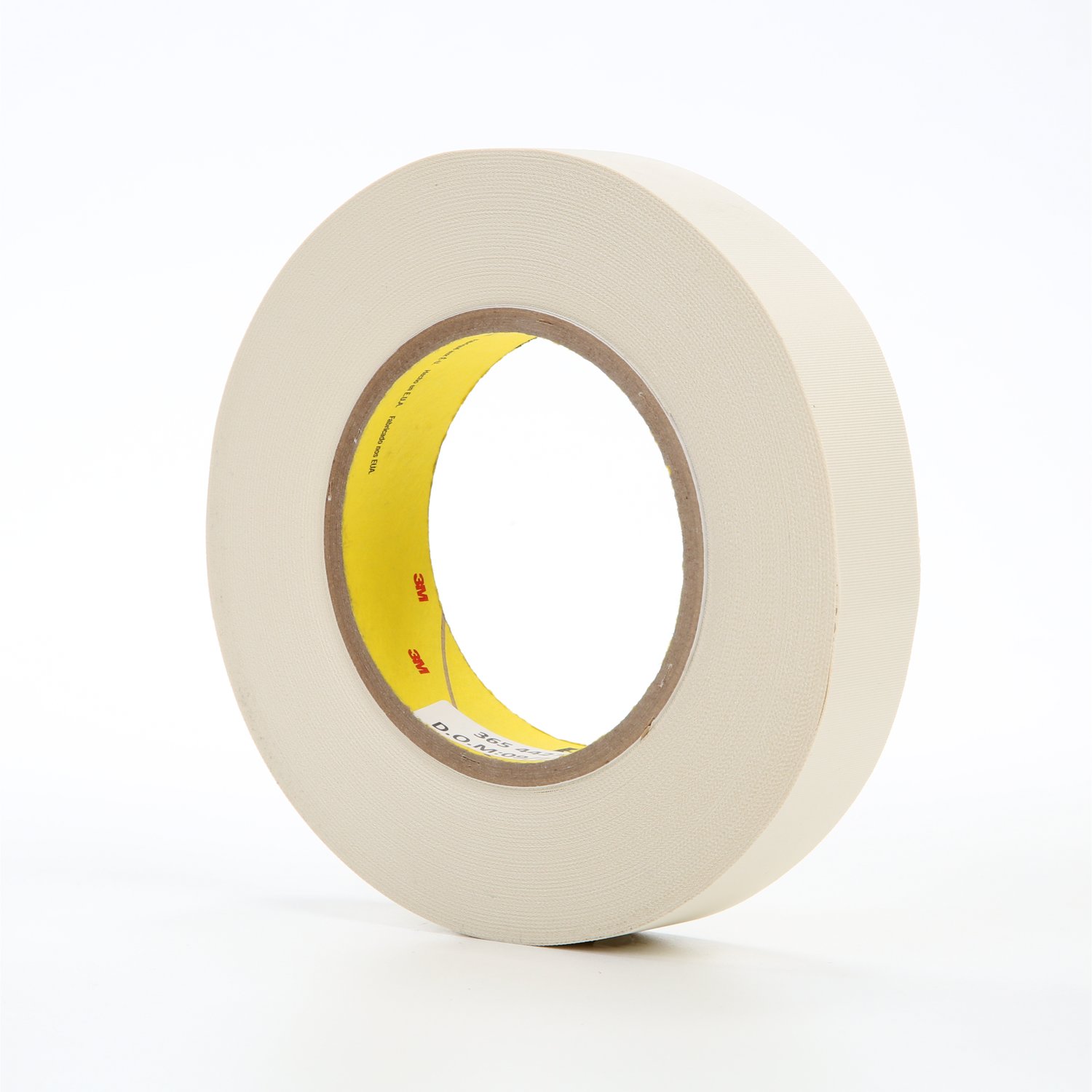 7100025247 - 3M Thermosetable Glass Cloth Tape 365, White, 1 in x 60 yd, 8.3 mil, 36
rolls per case