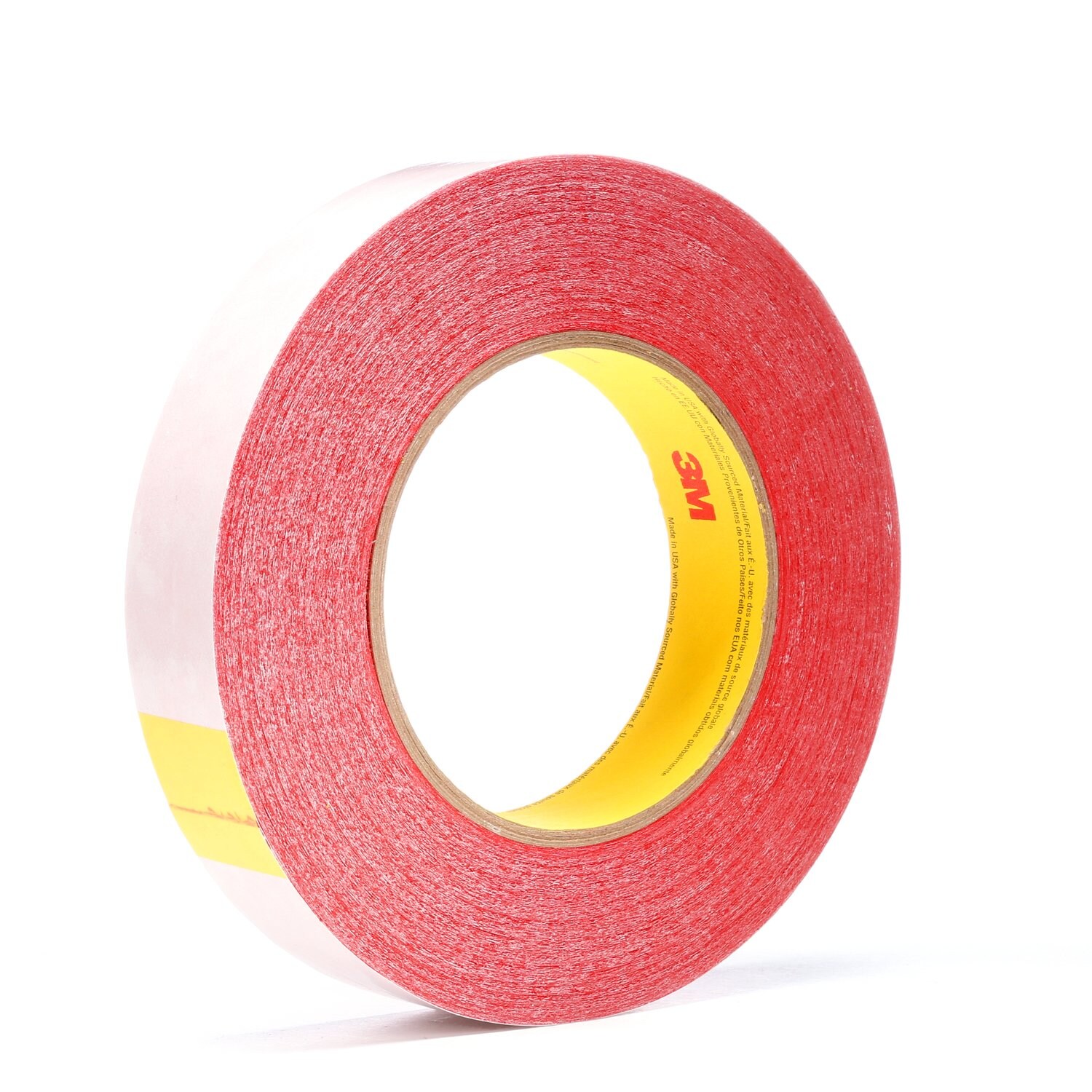 7000049263 - 3M Double Coated Tape 9737R, Red, 24 mm x 55 m, 3.5 mil, 48 Roll/Case