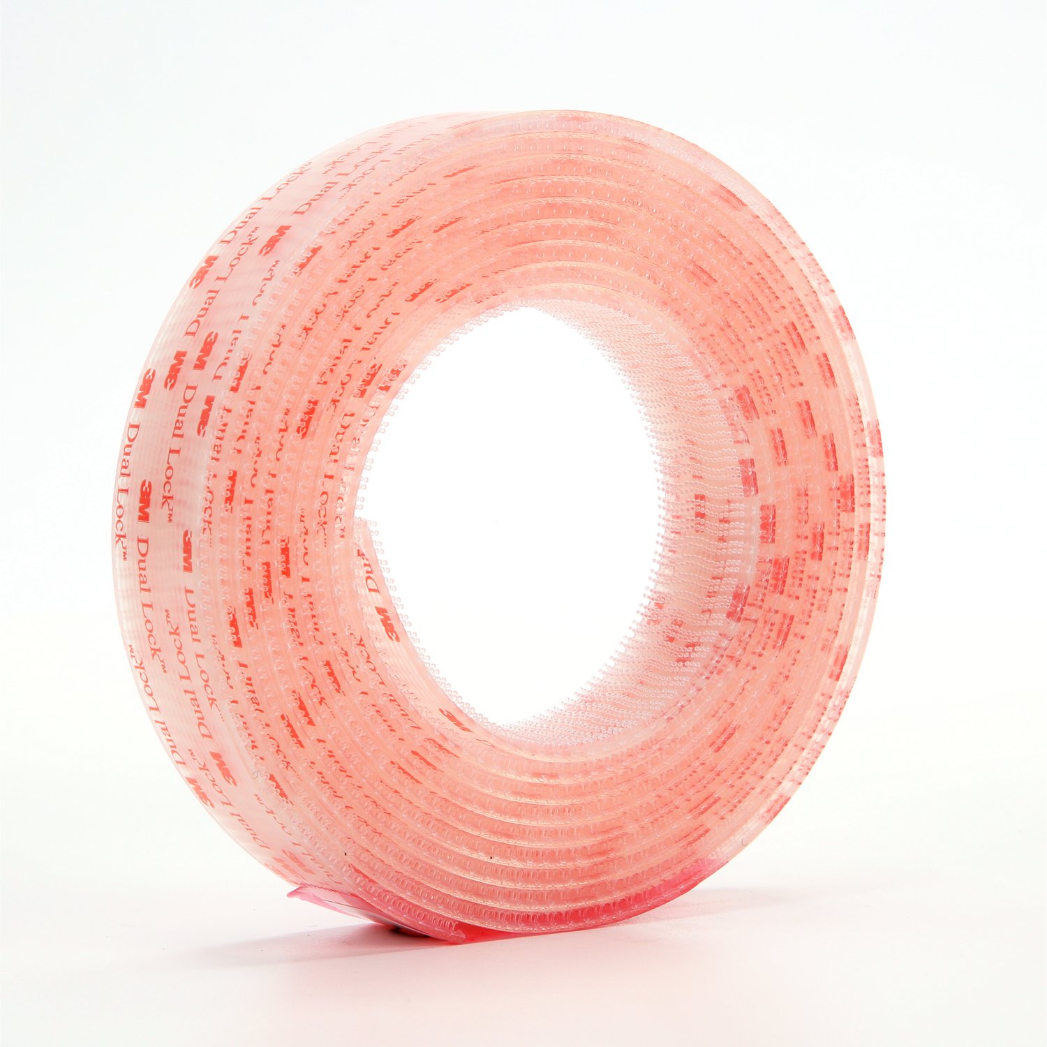 7100020027 - 3M Dual Lock Reclosable Fastener TB3560, Clear, 1 in x 10 ft, Type 250/250, (1 Mated Strip/Bag) 8 Bag/Case