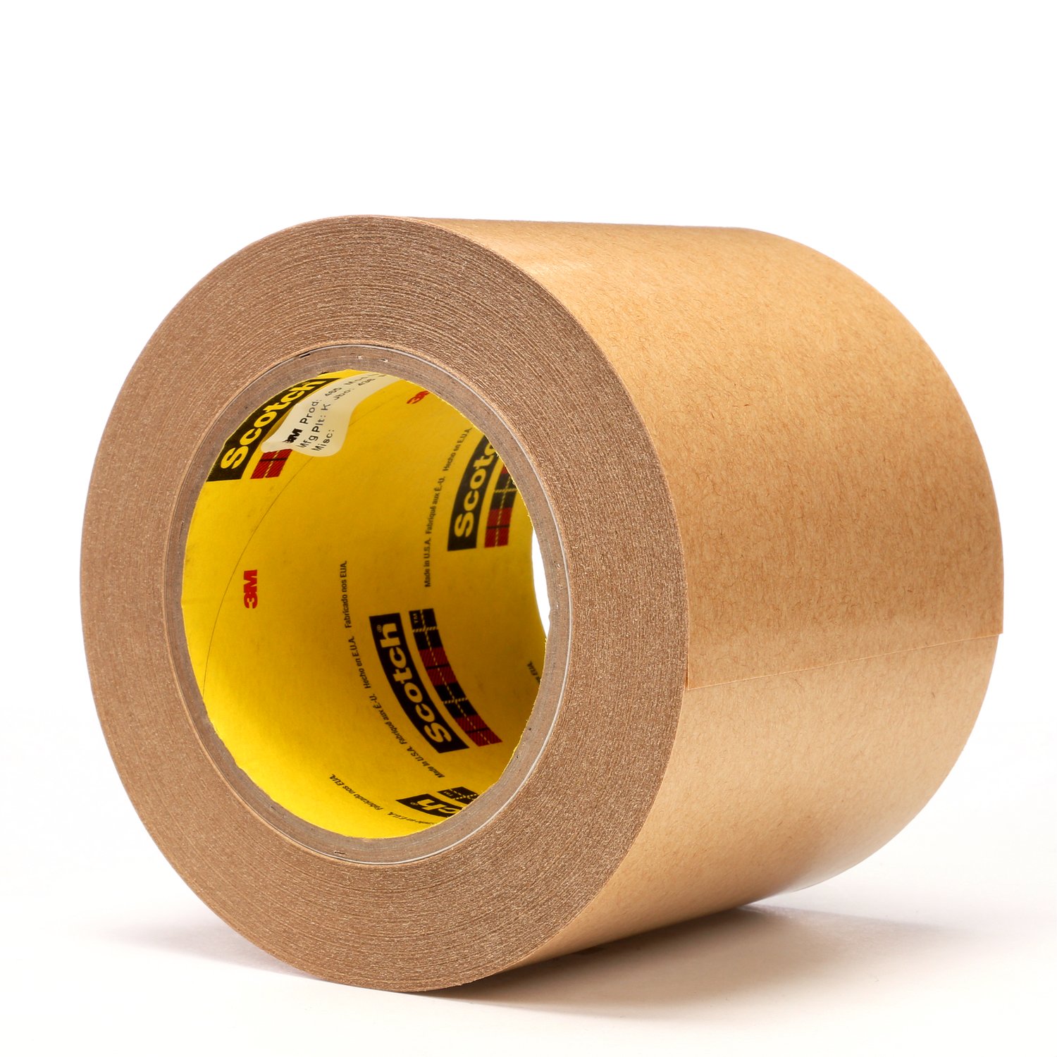 7000122482 - 3M Adhesive Transfer Tape 465, Clear, 4 in x 60 yd, 2 mil, 8 rolls per
case