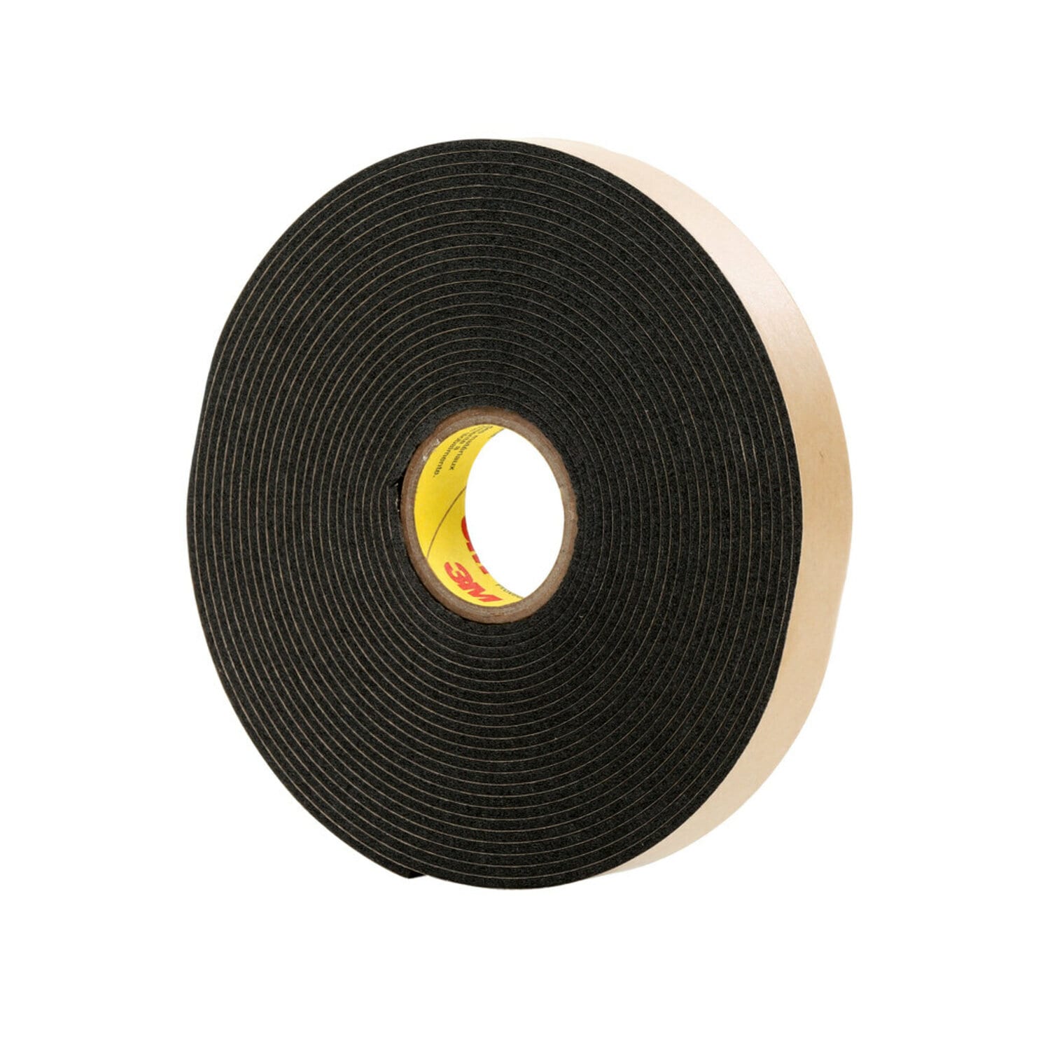 7000124260 - 3M Double Coated Polyethylene Foam Tape 4496B, Black, 1/4 in x 36 yd, 62 mil, 36 Roll/Case