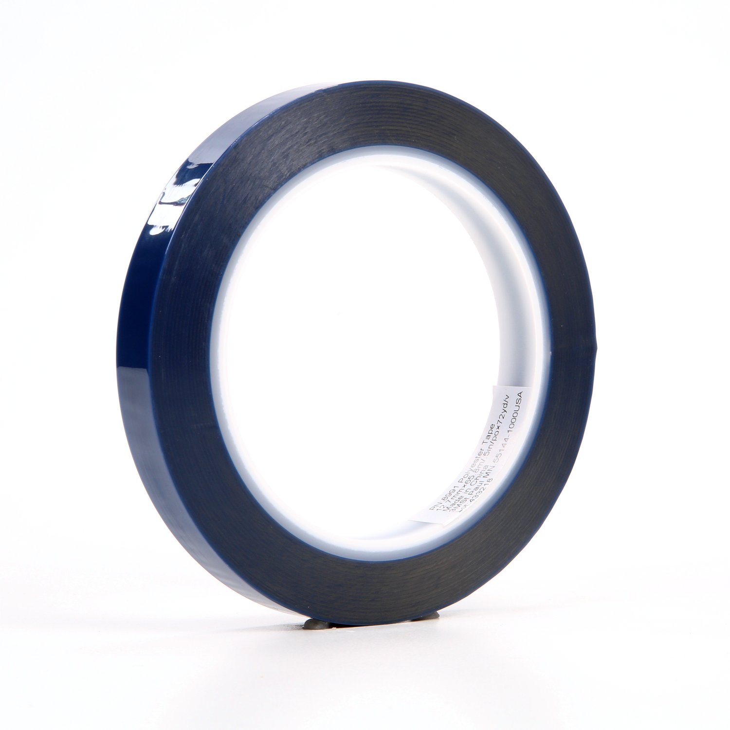7010335763 - 3M Polyester Tape 8991, Blue, 1/2 in x 72 yd, 2.4 mil, 72 Roll/Case