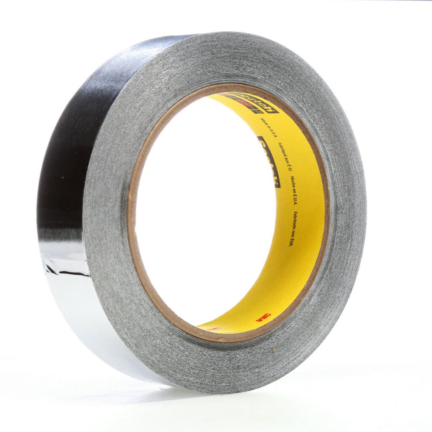 7000125097 - 3M High Temperature Aluminum Foil Tape 433, Silver, 1 in x 60 yd, 3.6
mil, 36 rolls per case