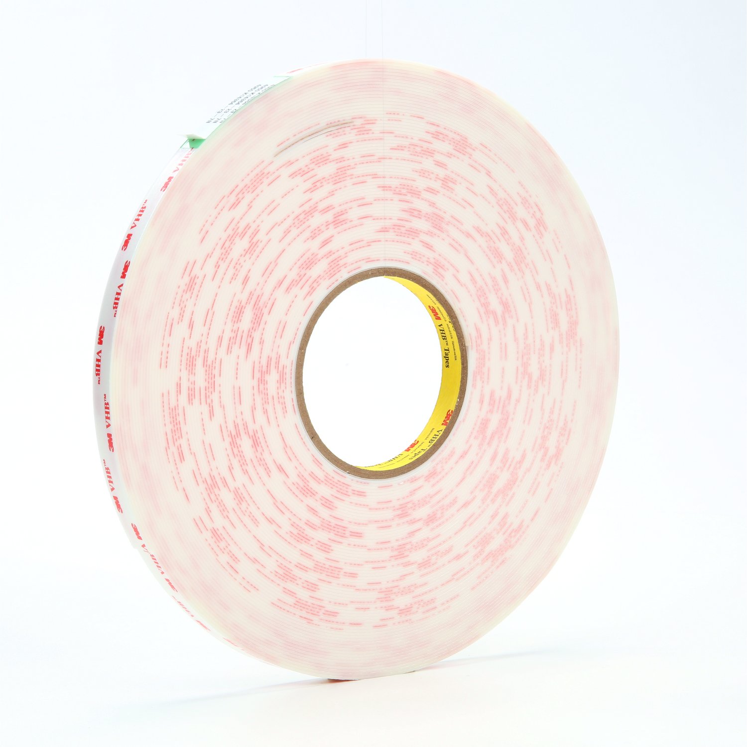 7000028869 - 3M VHB Tape 4950, White, 1/2 in x 36 yd, 45 mil, 18 Roll/Case