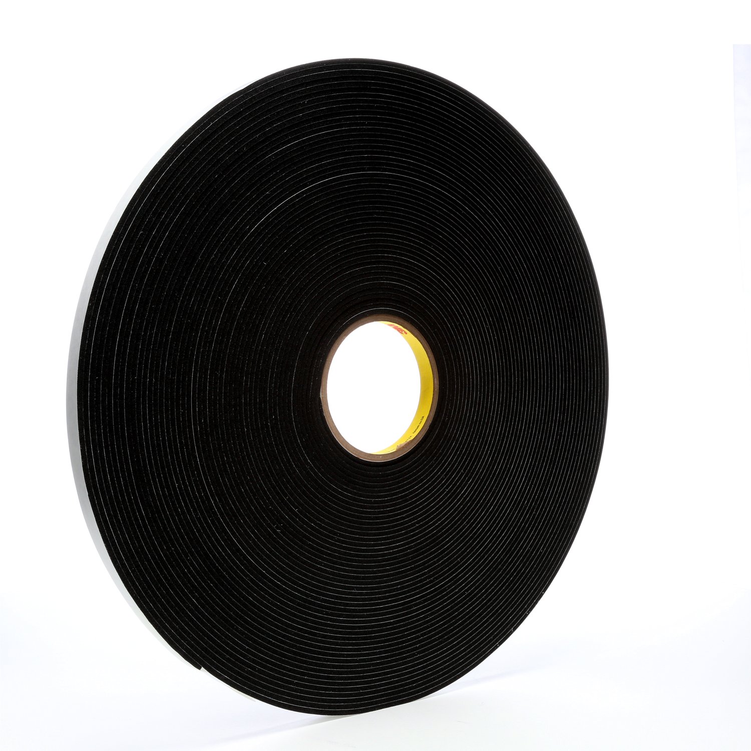7000028881 - 3M Vinyl Foam Tape 4718, Black, 1/2 in x 36 yd, 125 mil, 18 Roll/Case