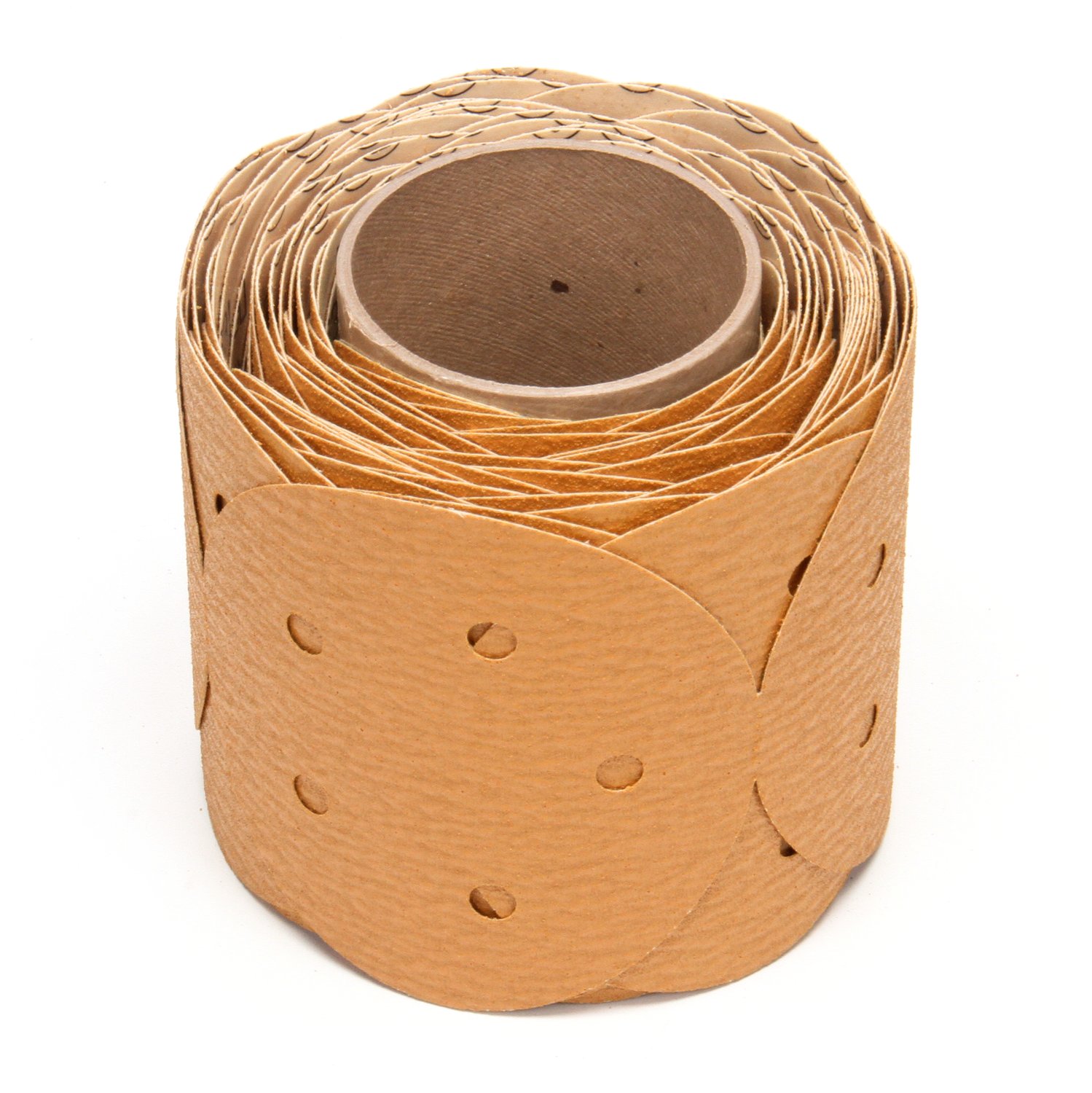 7010360054 - 3M Stikit Paper Disc Roll 363I, 5 in x NH, 5 Hole, P120 F-weight, D/F, Die 500FH, 100 Discs/Roll, 4 Rolls/Case