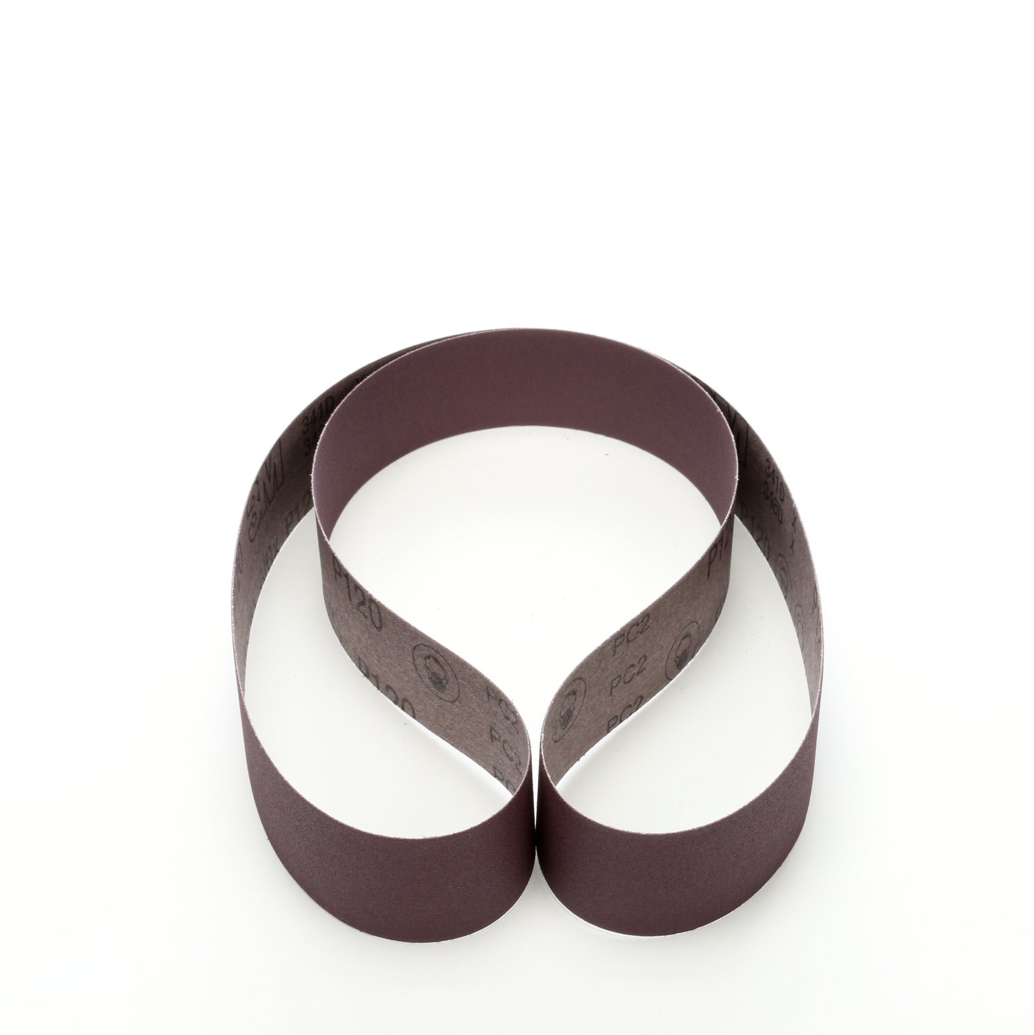 7010361720 - 3M Cloth Belt 341D, P120 X-weight, 2 in x 60 in, Film-lok, Single-flex, 25/Pac, 50 ea/Case