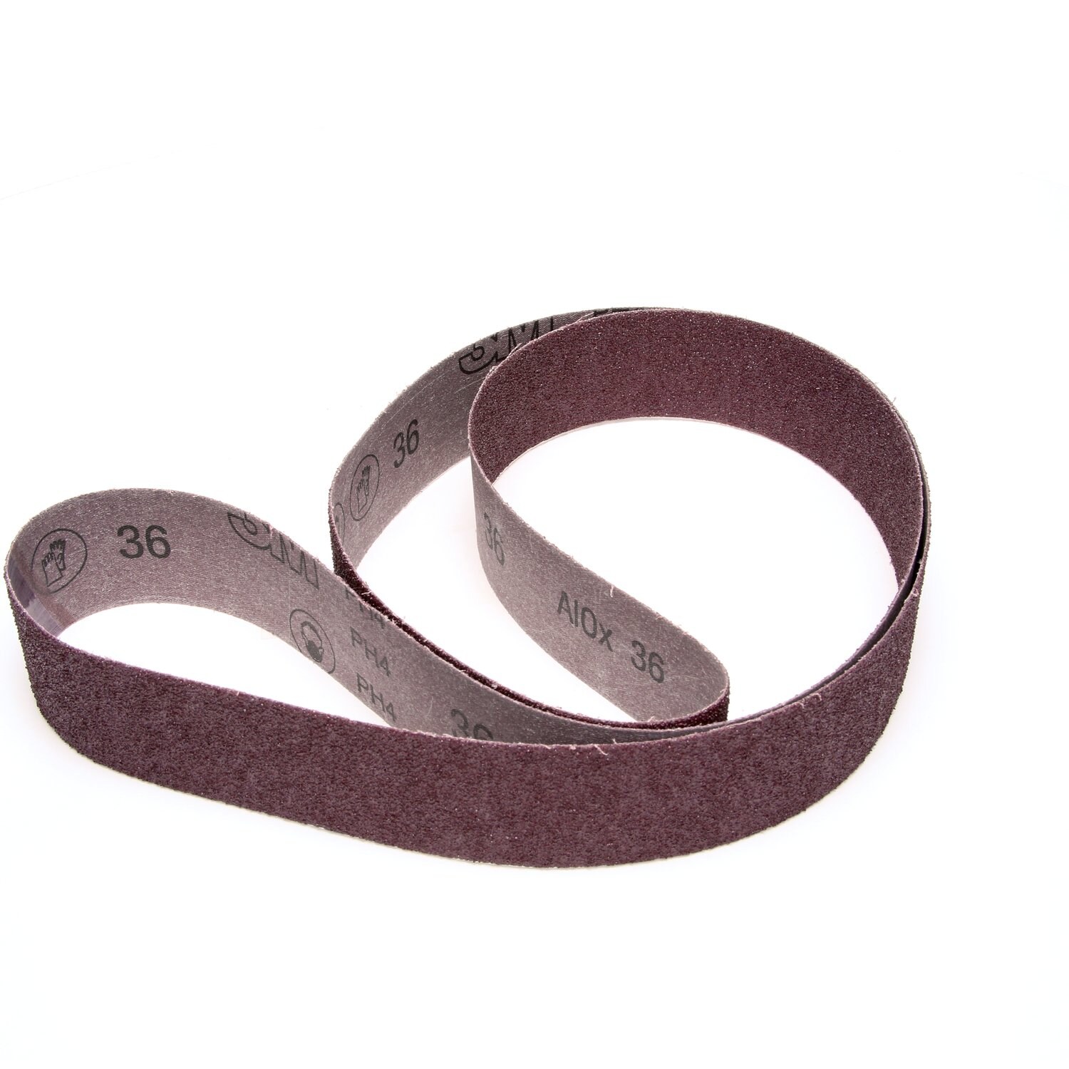 7010361755 - 3M Cloth Belt 341D, 36 X-weight, 2 in x 72 in, Film-lok, Single-flex, 50 ea/Case