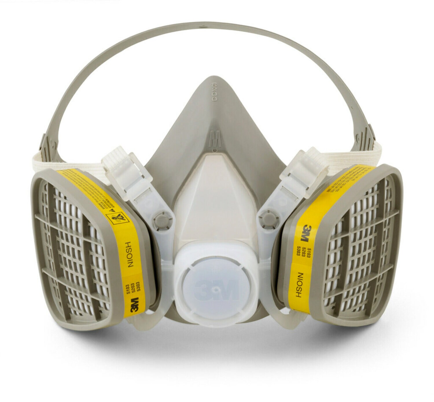 7000051847 - 3M Half Facepiece Disposable Respirator Assembly 5203, Organic Vapor/Acid Gas, Medium 12 EA/Case
