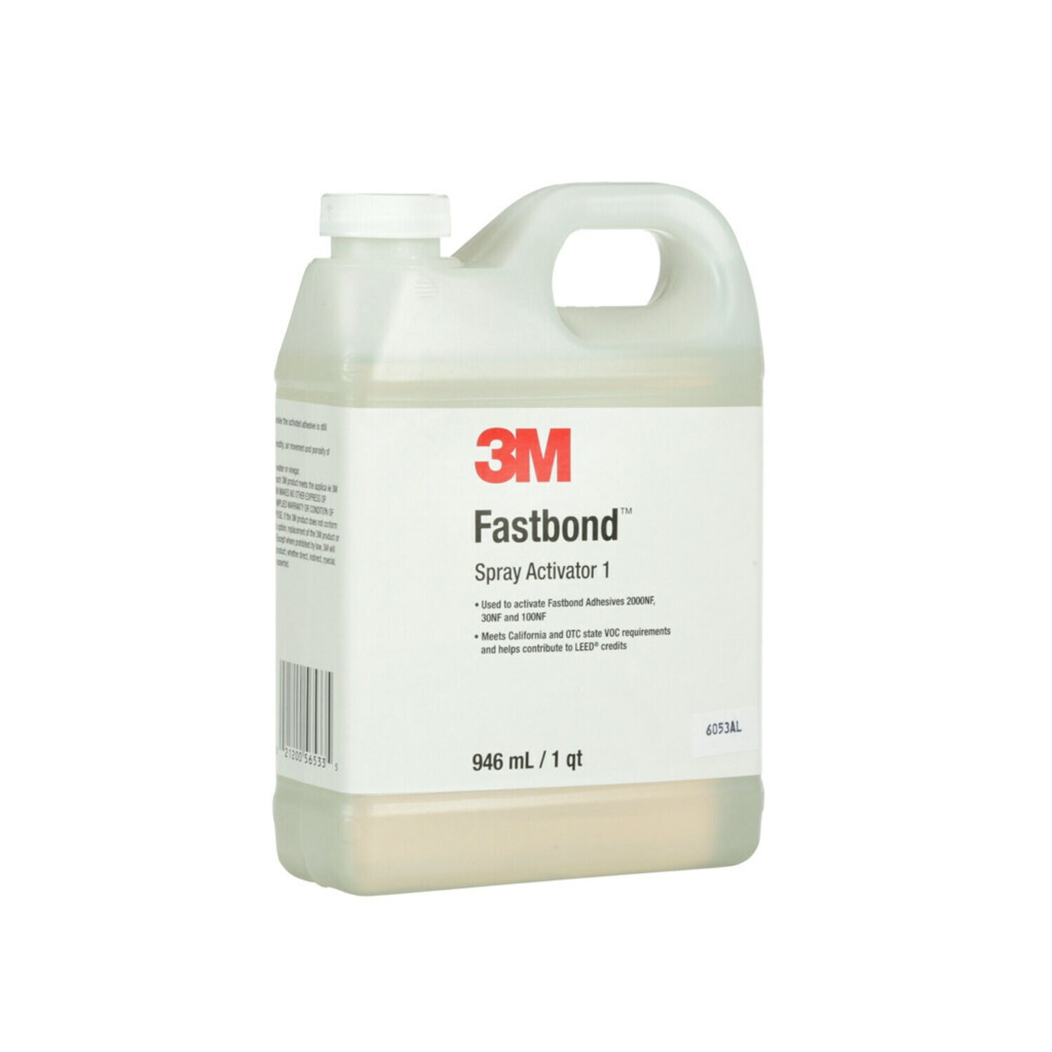 7000121401 - 3M Fastbond Spray Activator 1, Bottle with No Sprayer, 1 Quart, 1/Case, Sample